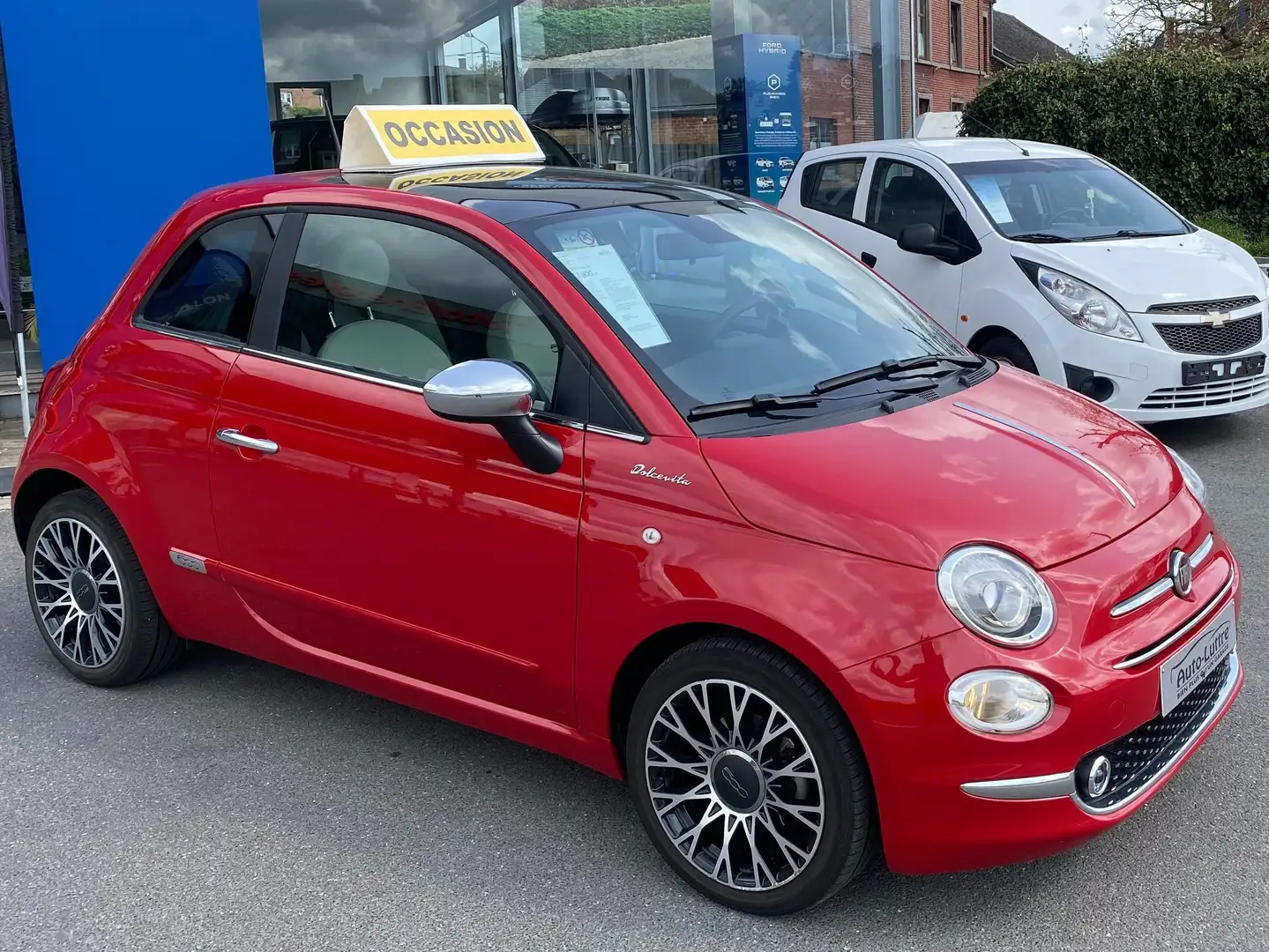 Fiat 500C 1.0i MHEV Red Dolcevita "Toit Pano" Red - 2