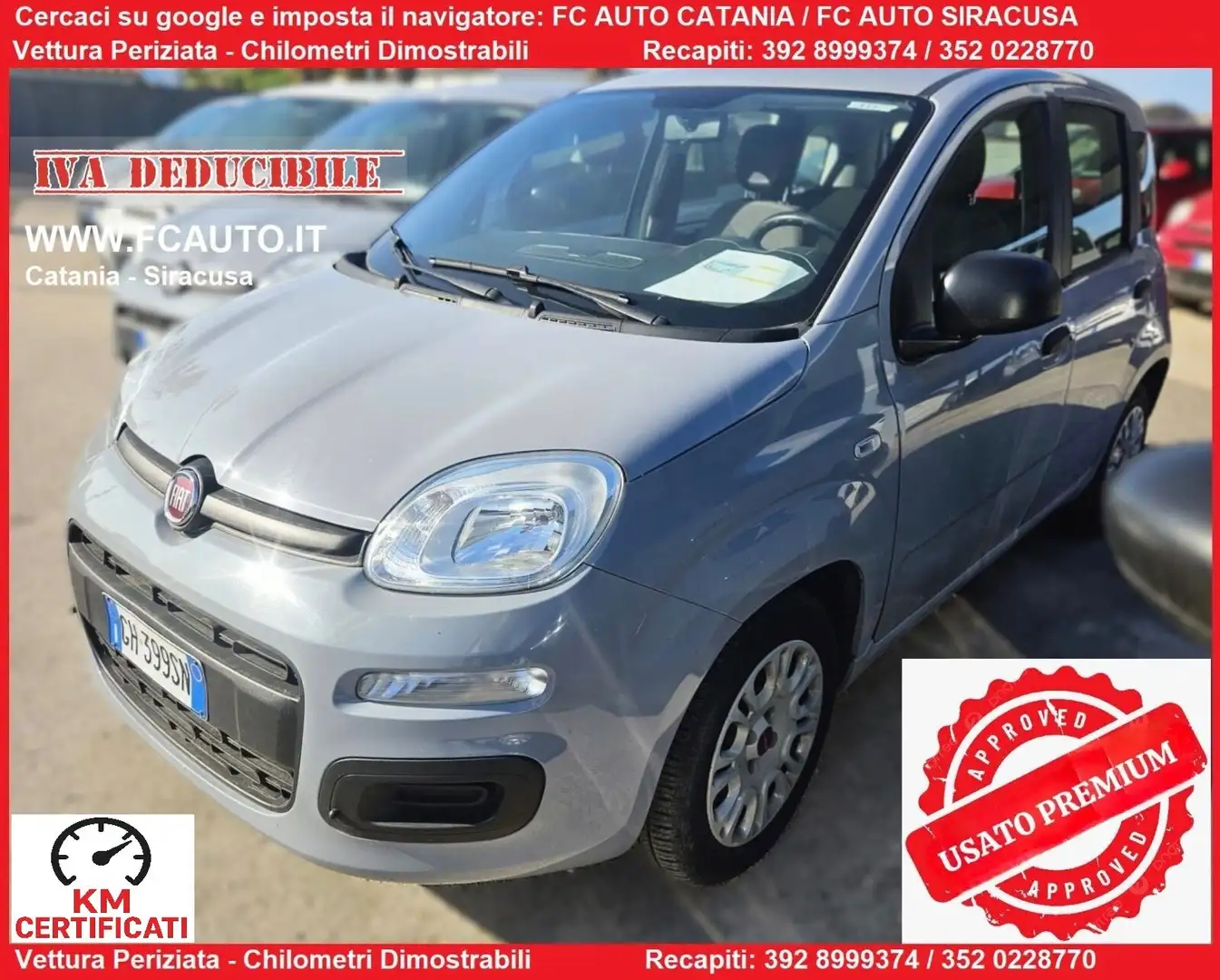 Fiat Panda 1.0 FireFly S&S Hybrid Gris - 1