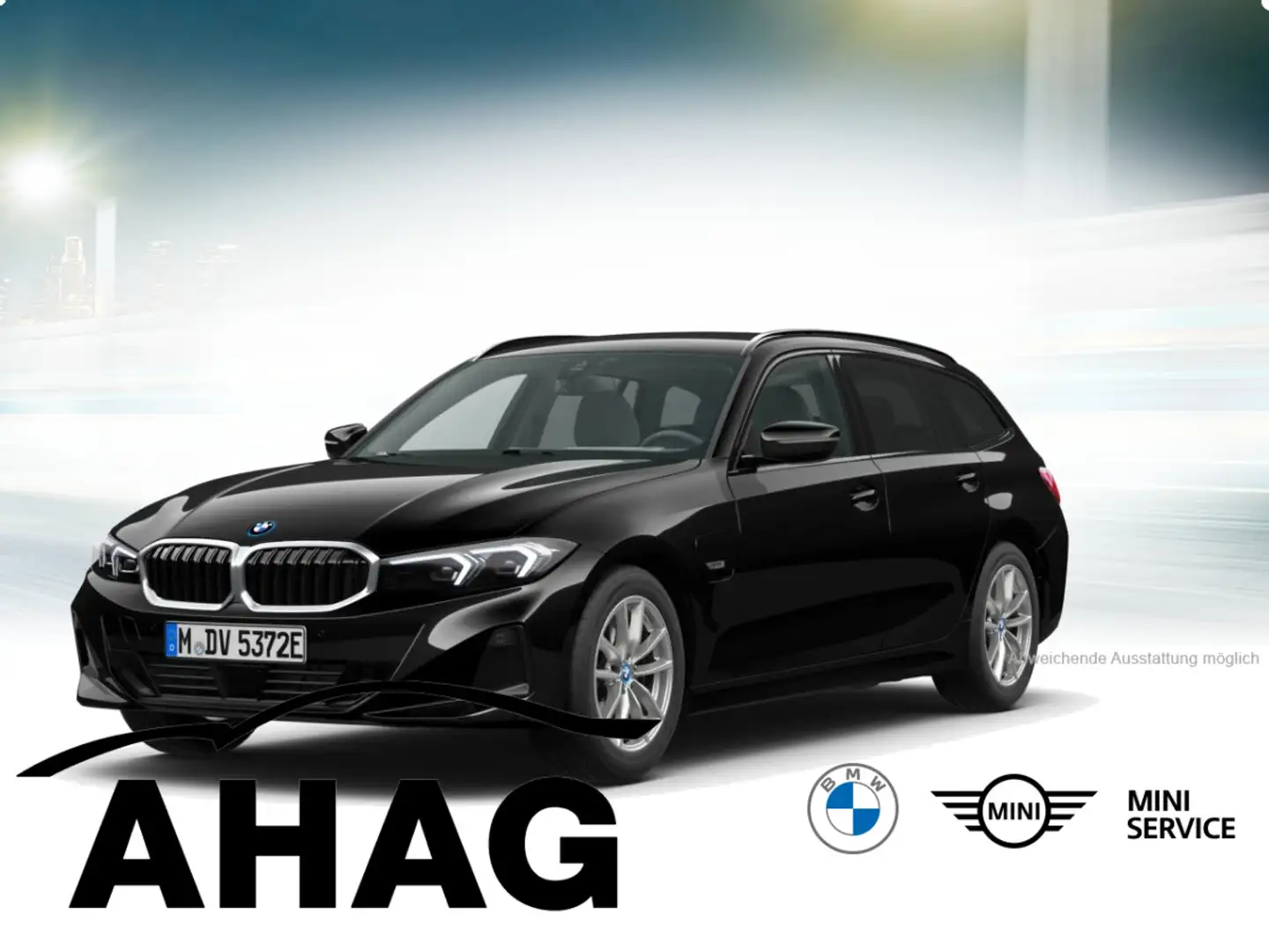 BMW 320 e Touring Auto Klimaaut. AHK HIFI Schwarz - 2