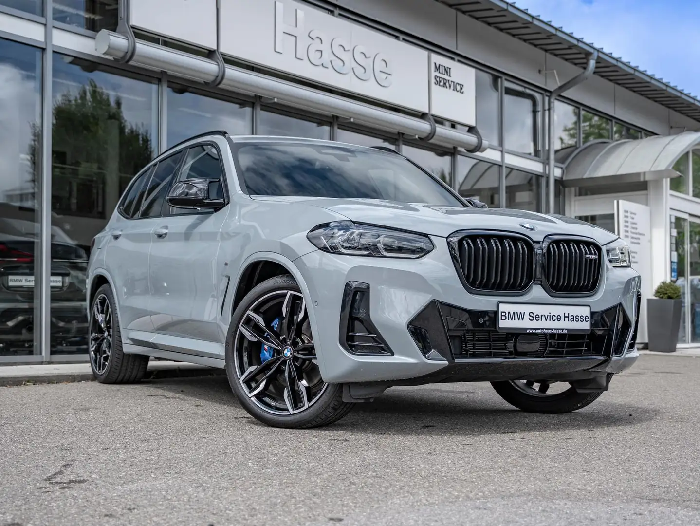 BMW X3 M i 21Z PANO H/K DAPro HUD AHK M-Sitz LENKRHZ Gris - 2