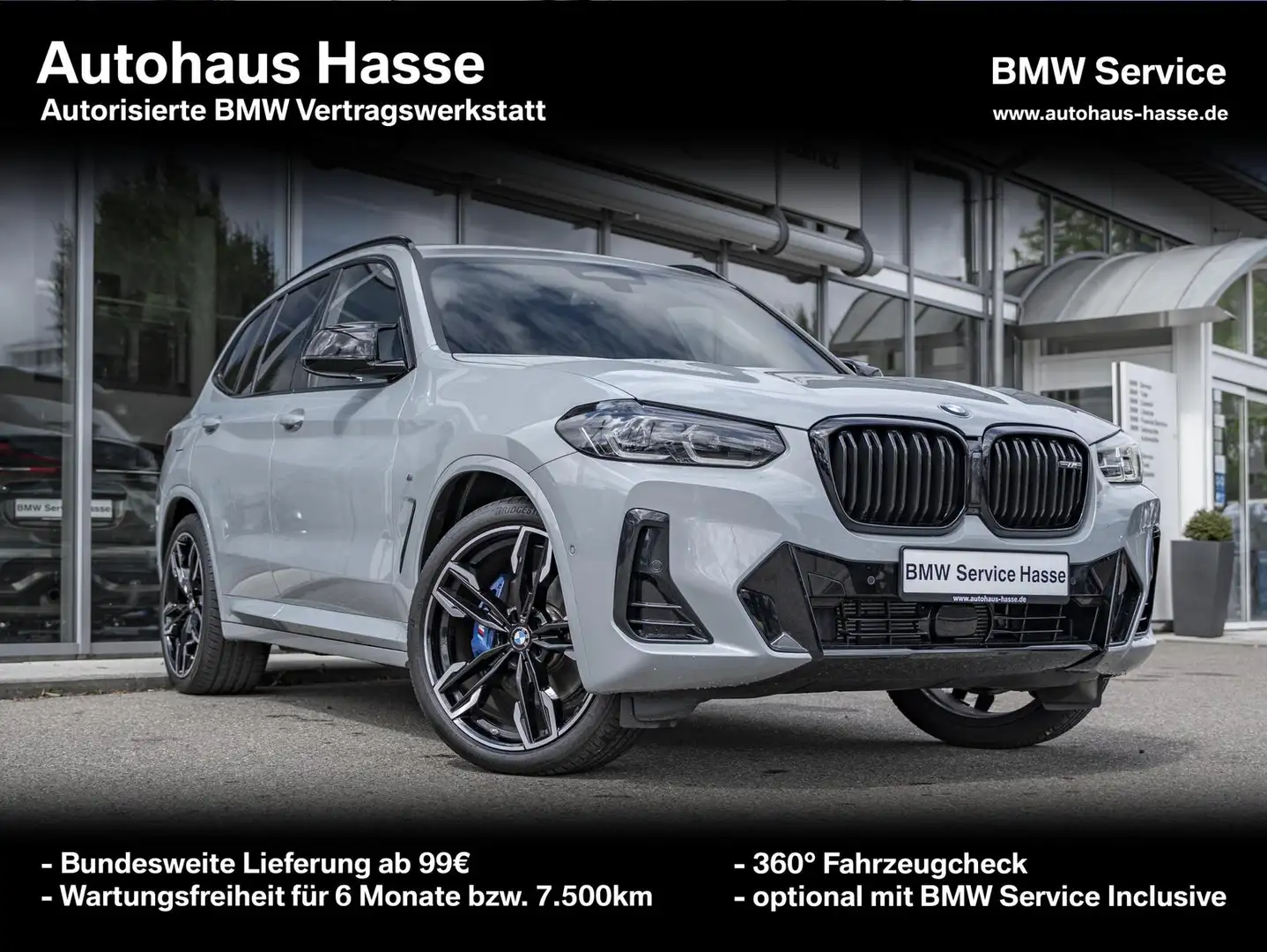 BMW X3 M i 21Z PANO H/K DAPro HUD AHK M-Sitz LENKRHZ Gris - 1