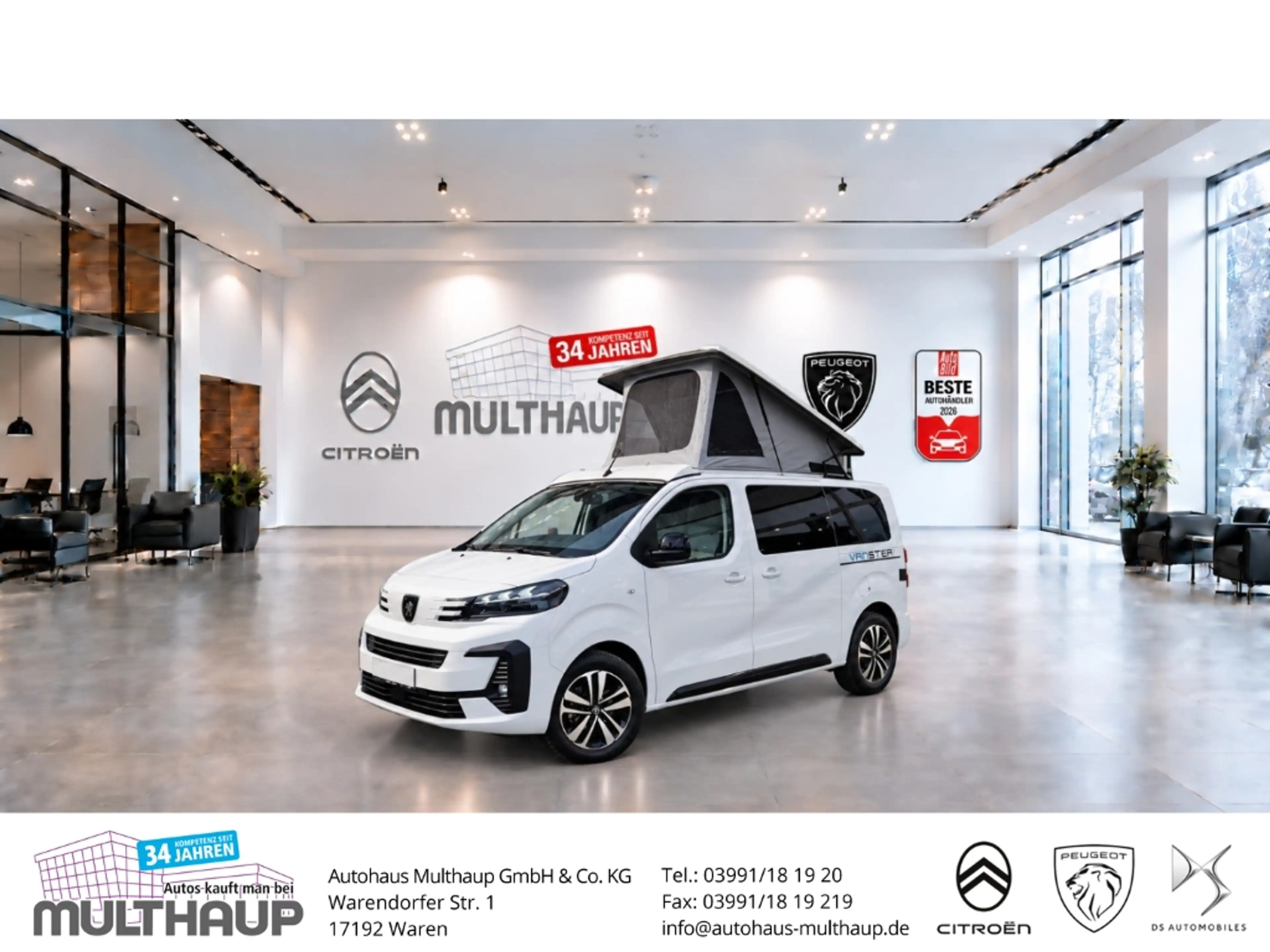 Peugeot Traveller Pössl Vanster BlueHDi 145