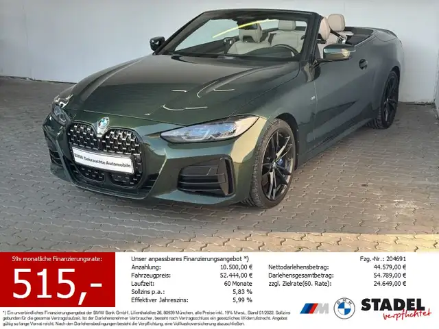 BMW 440 Md xDr Cabrio Navi.Laser.HuD.360°.AC.OpenAir