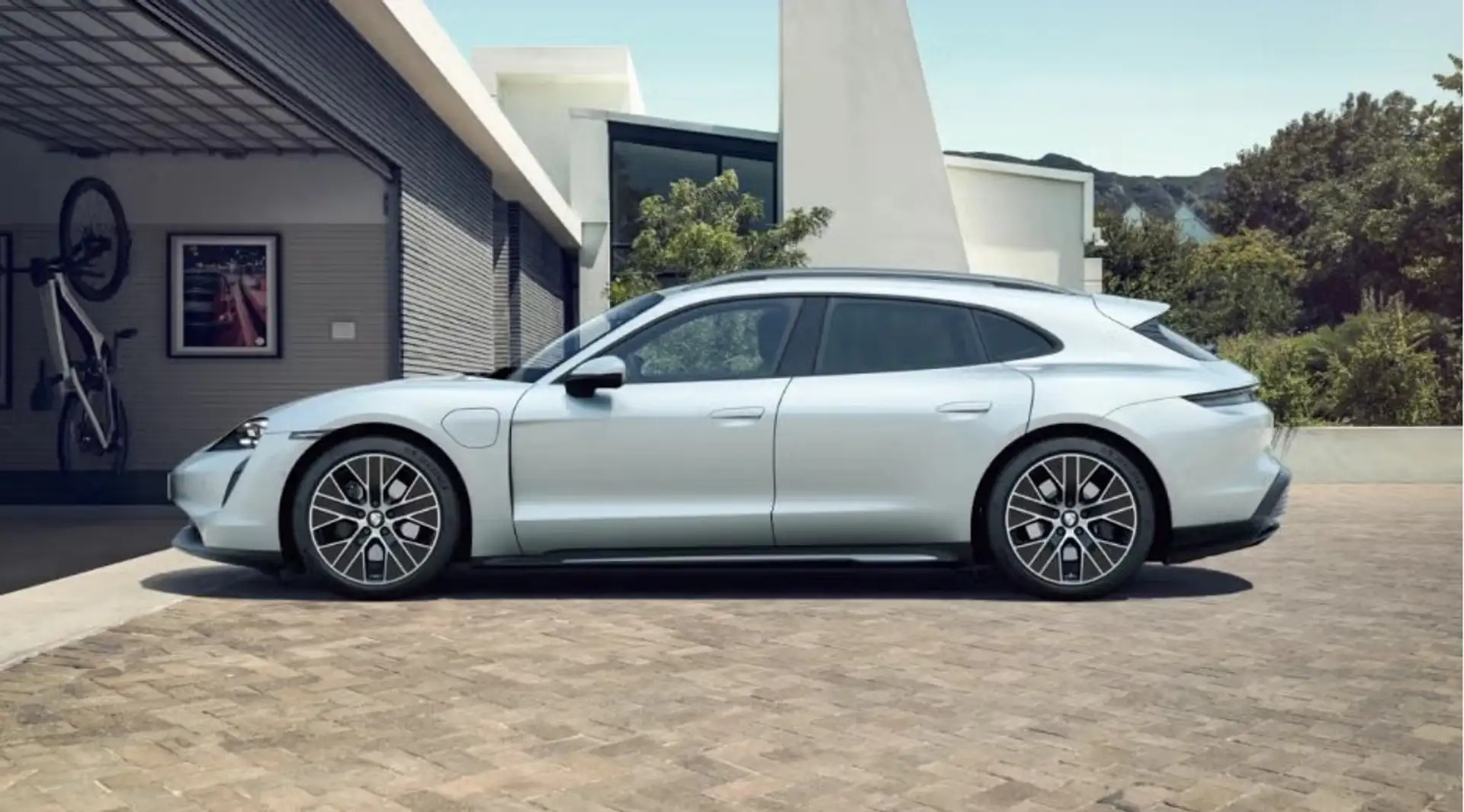 Porsche Taycan Sport Turismo 93.4 kWh Gris - 2