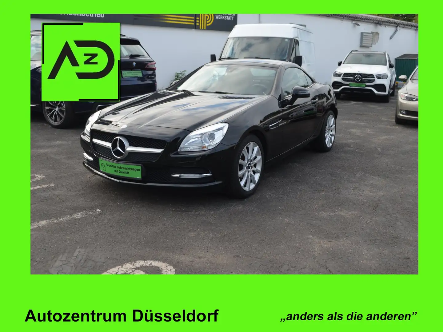 Mercedes-Benz SLK 200 AUTOMATIK *LEDER*NAVI*WENIG-KM* Schwarz - 1