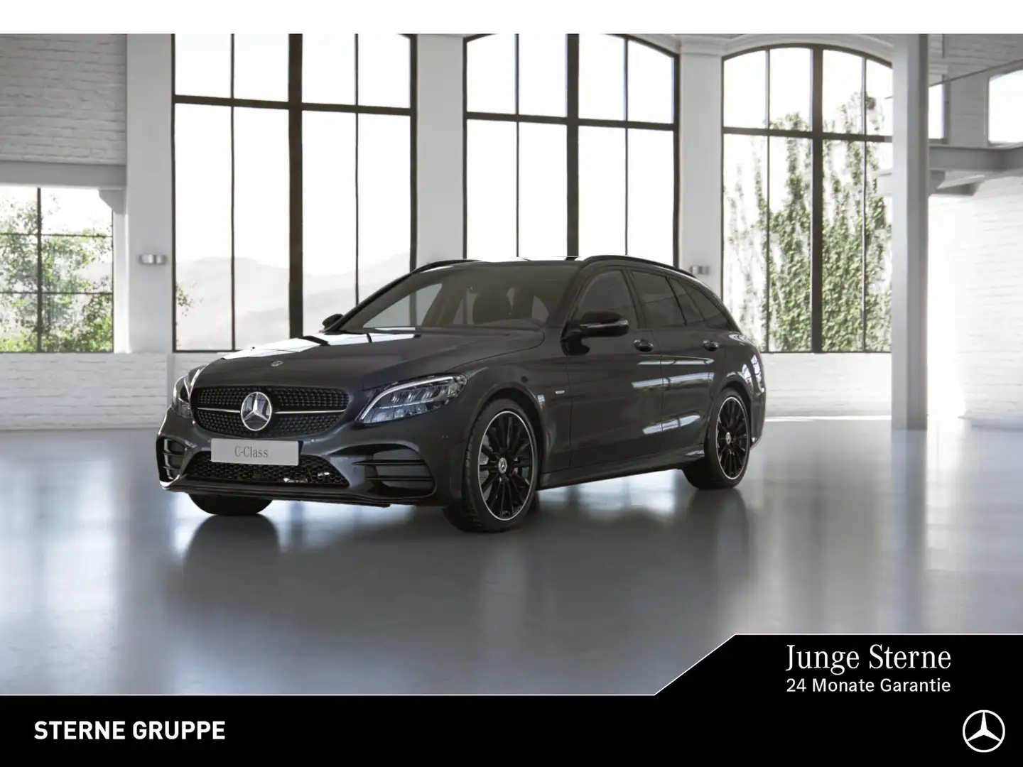 Mercedes-Benz C 300 C 300 T AMG NightEdition Sound LED Kam 19" Totwi Grijs - 1