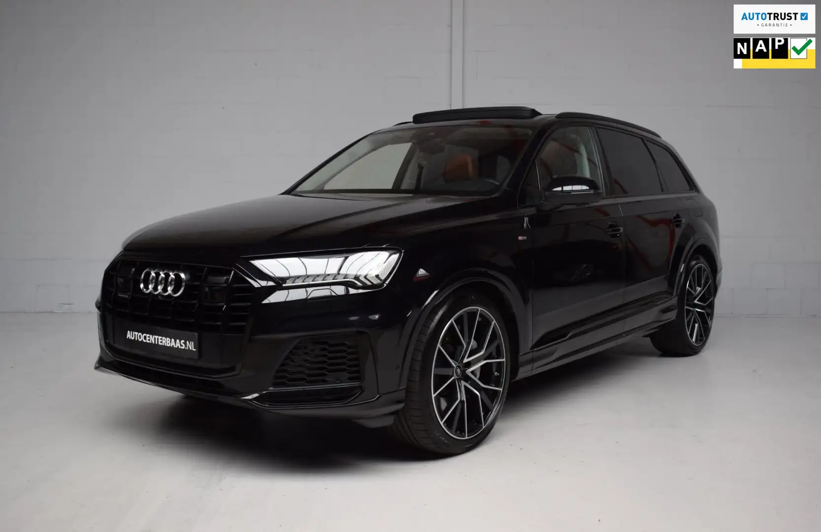 Audi Q7 55 TFSI e quattro S-LINE PANORAMADAK / ADAPT.CRUIS Zwart - 1