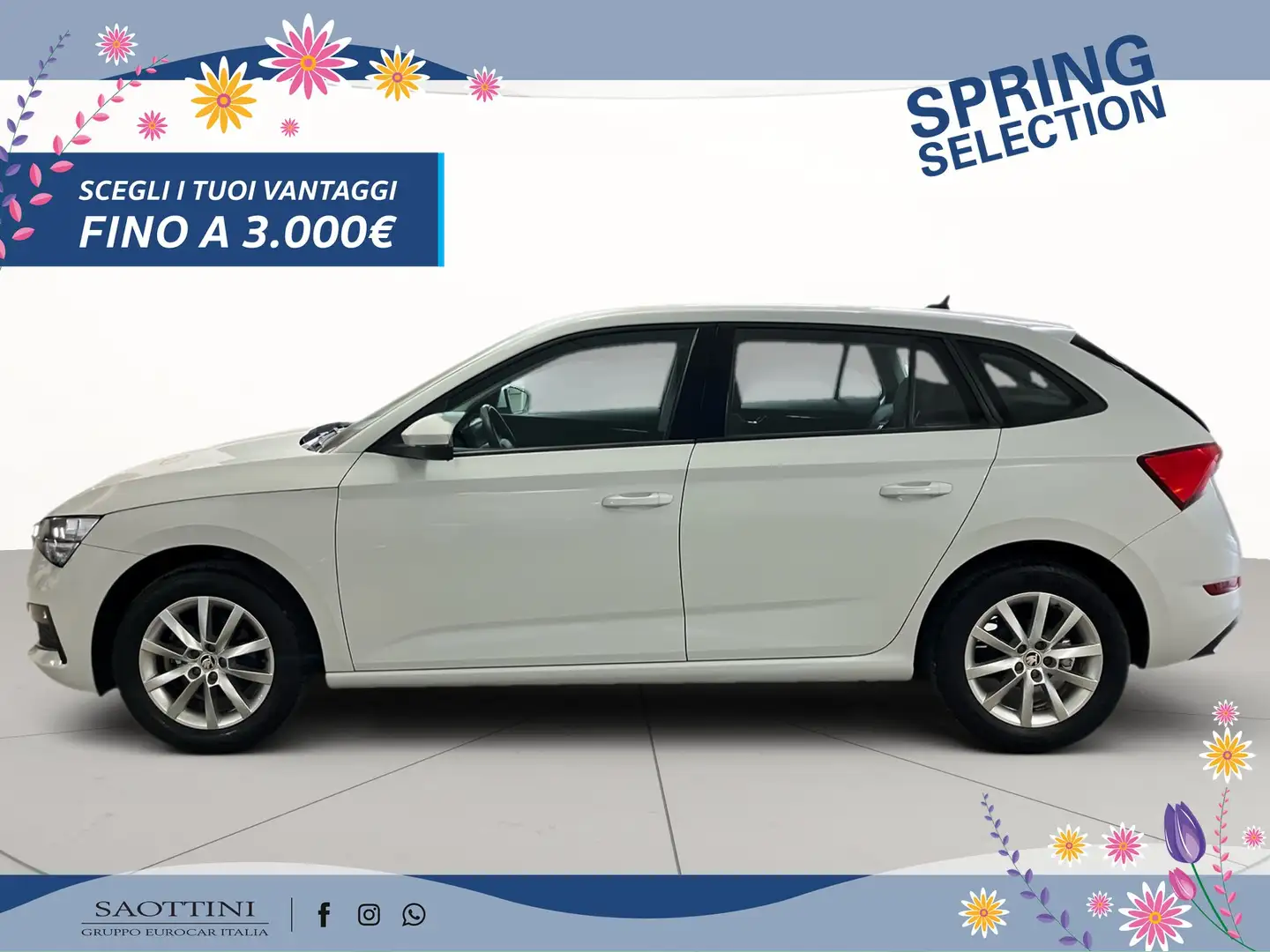 Skoda Scala 1.6 TDI Ambition 115 CV DSG bijela - 2