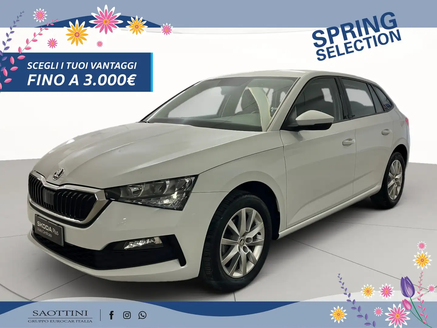 Skoda Scala 1.6 TDI Ambition 115 CV DSG bijela - 1