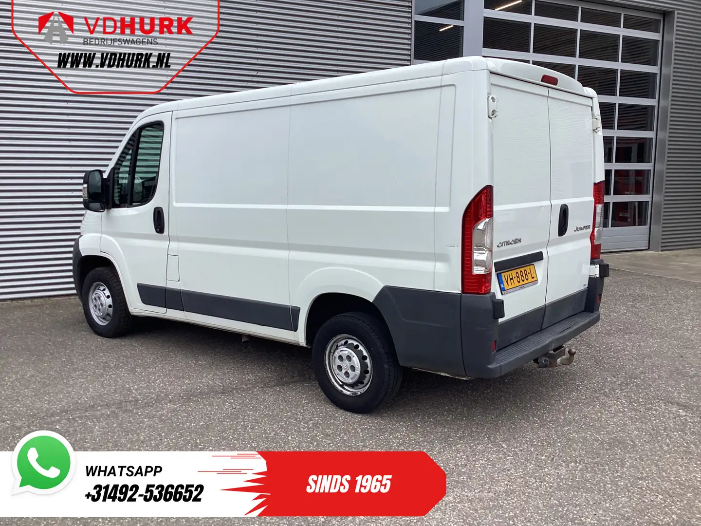 Citroen Jumper 2.2 HDI EXPORT ONLY Airco/ Trekhaak/ Cruise Wit - 2