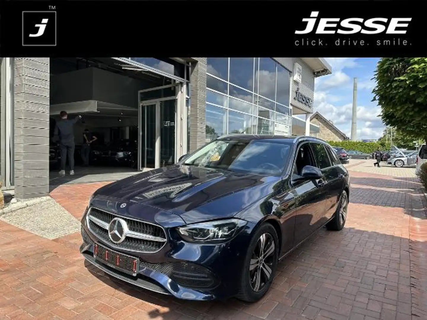 Mercedes-Benz C 220 d T Avantgarde LED Navi AHK R.Cam Azul - 1
