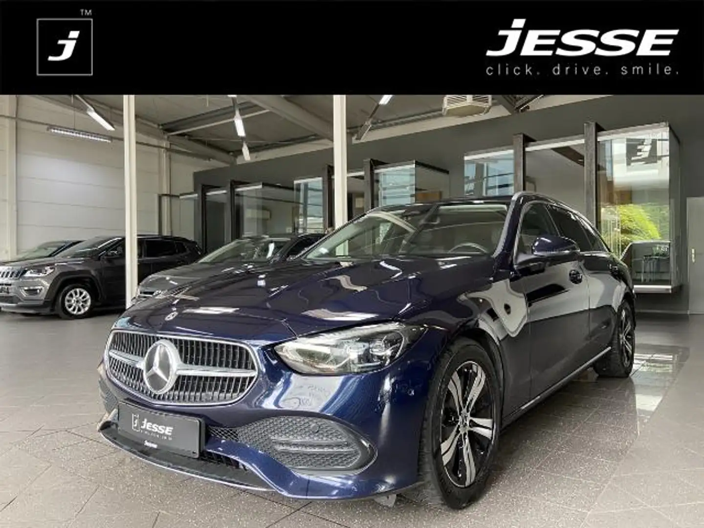 Mercedes-Benz C 220 d T Avantgarde LED Navi AHK R.Cam Niebieski - 1