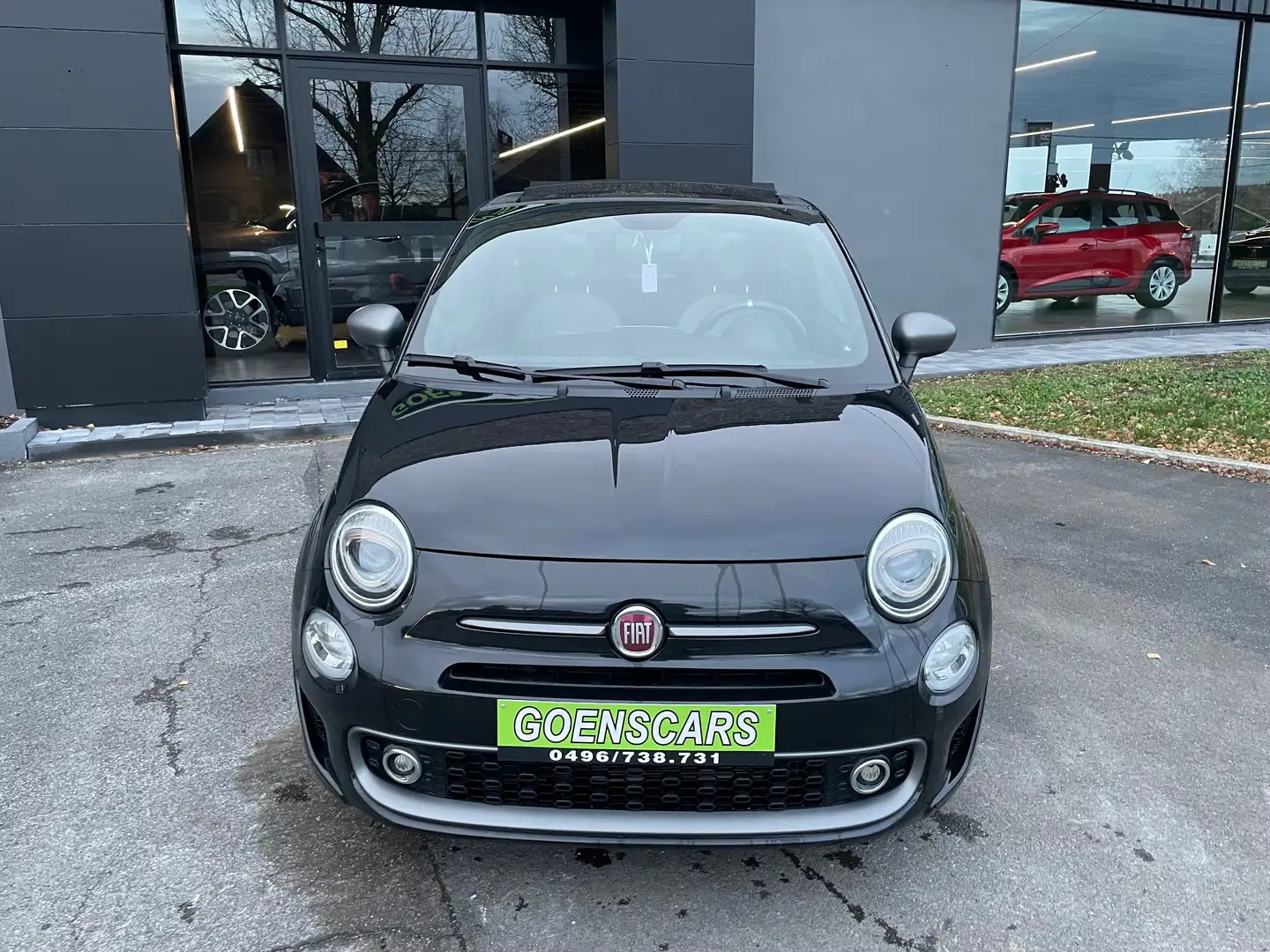 Fiat 500 500 1.0i MHEV Cabriolet,,RADAR,GPS,CLIM,GARANTIE Noir - 2