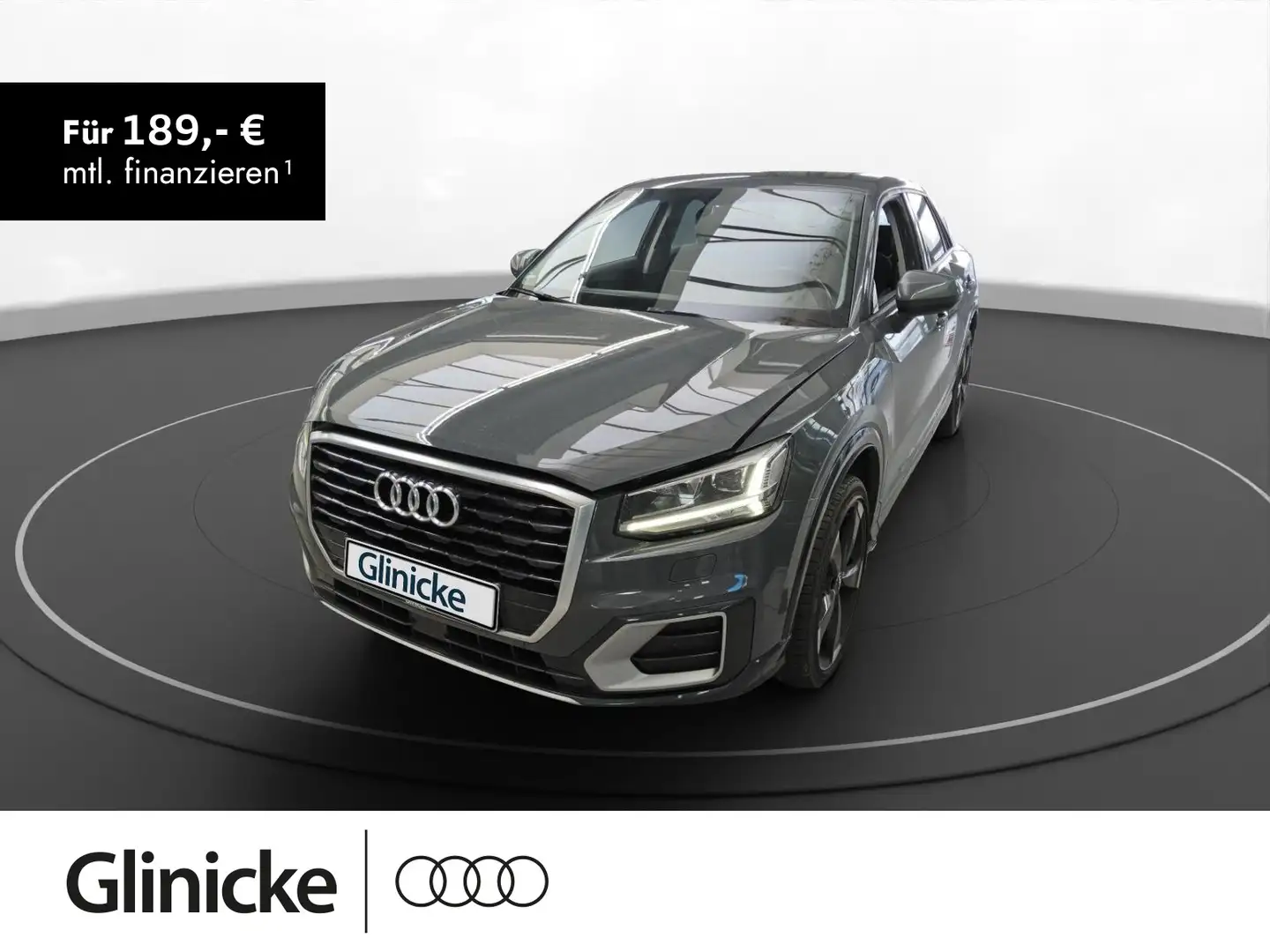 Audi Q2 1.4 TFSI sport S tronic LED LM 19" Navi PDC S Gris - 1