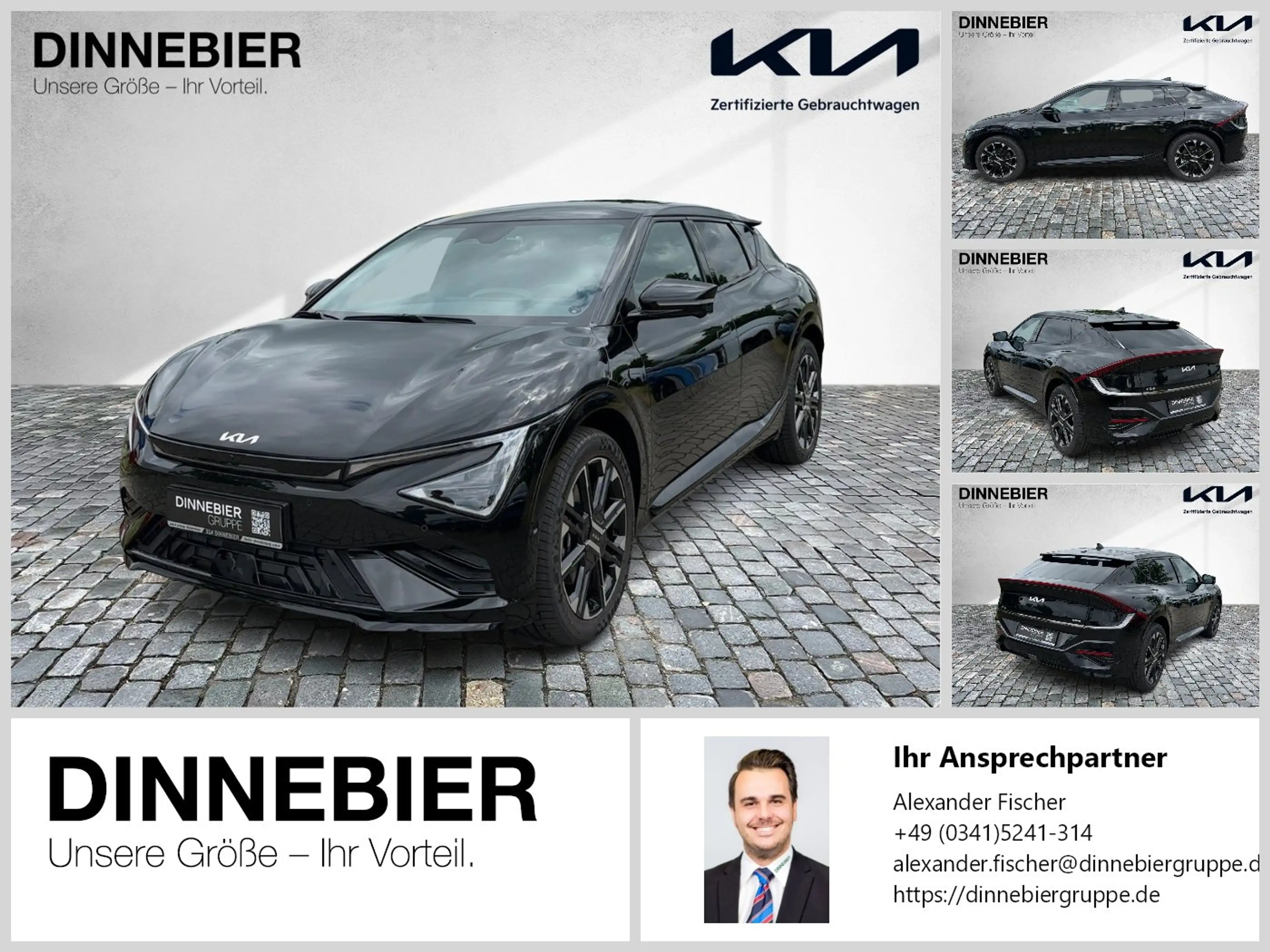 Kia EV6 GT-Line 84kWh RWD Glasdach+LED+360°Kamera