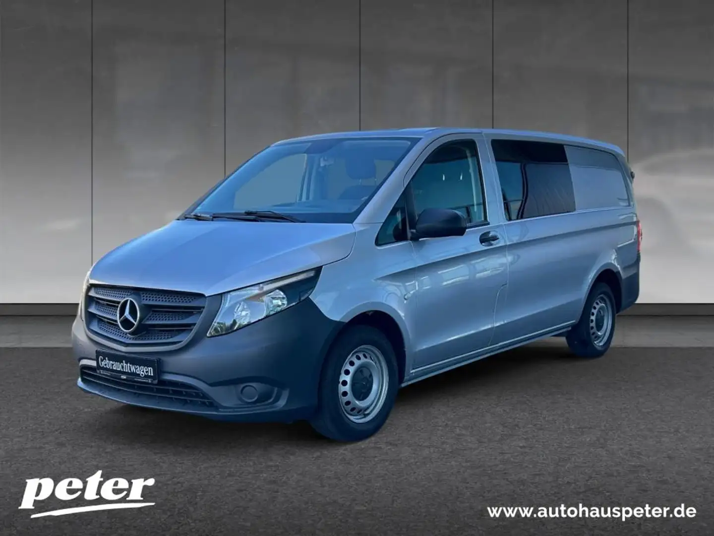 Mercedes-Benz Vito 116 CDI Mixto Lang 9GT+AHK+NAVI+STHZG+NAVI Argent - 1
