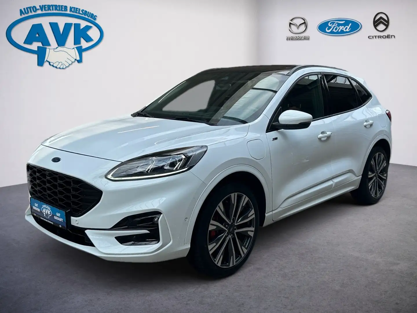 Ford Kuga Plug-In Hybrid ST-Line X mit AHK, Navi, Sitzhzng Weiß - 2