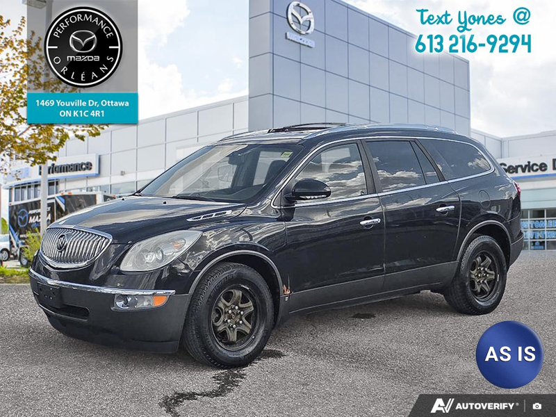 Black 2010 Buick Enclave SUV / Crossover All-Wheel Drive 6-Speed Automatic