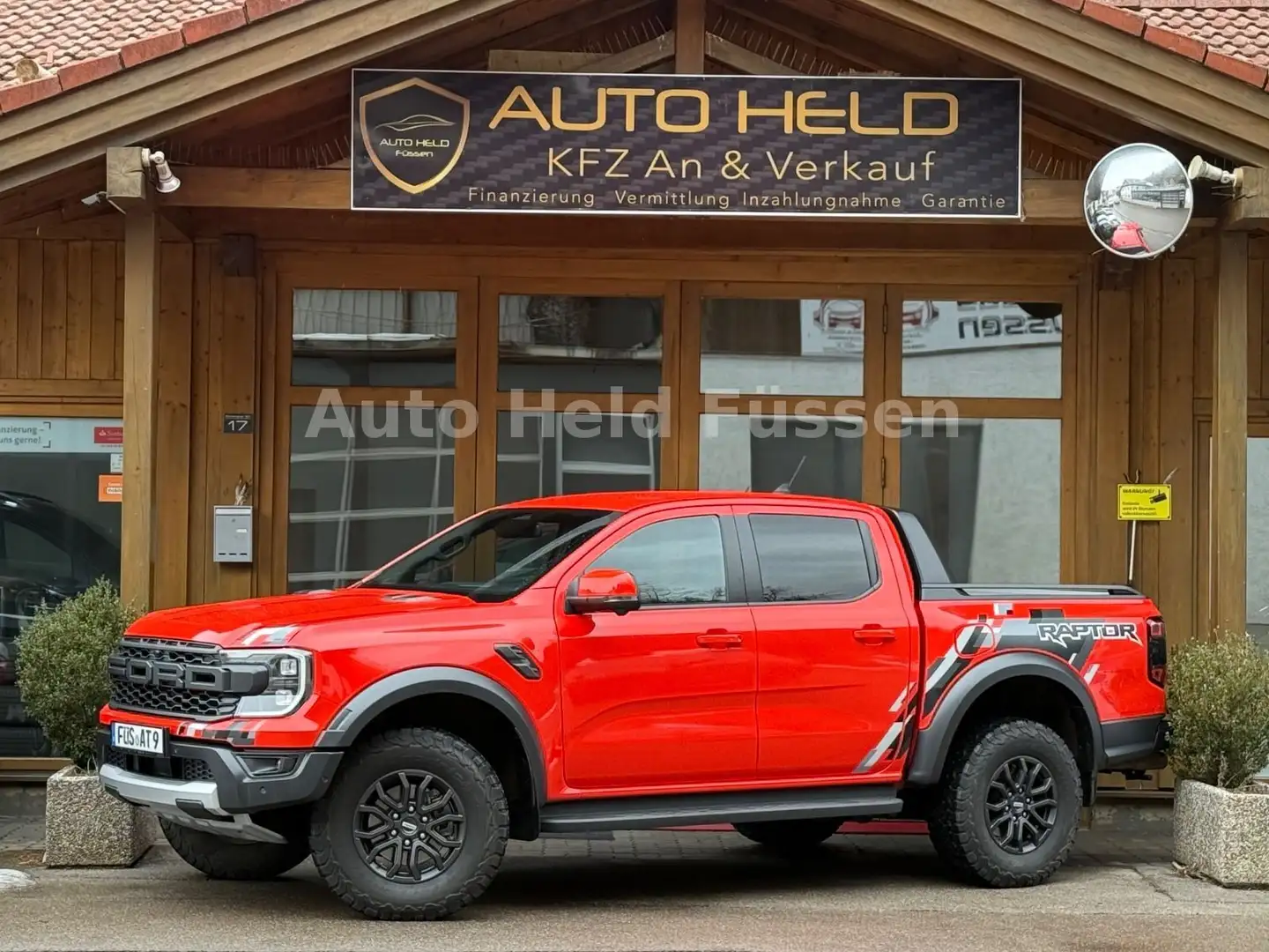Ford Ranger Raptor 4WD Doppelkabine Aut Navi 360° ACC Orange - 1