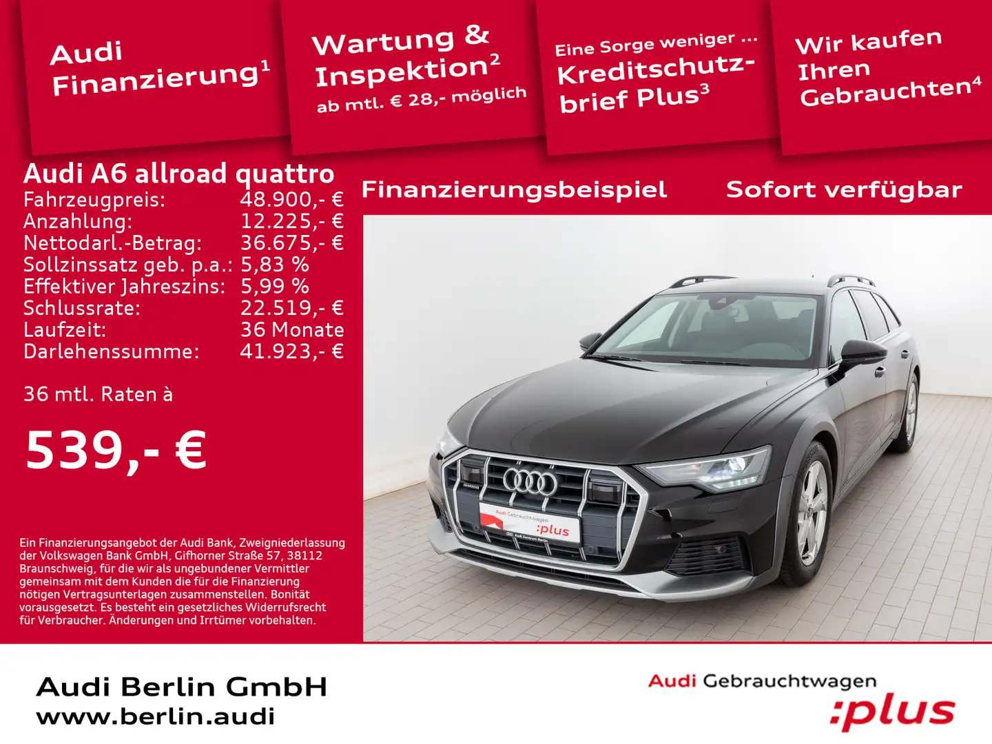 Audi A6 allroad quattro 50 TDI  tiptr. RFK PDC NAVI Schwarz - 1
