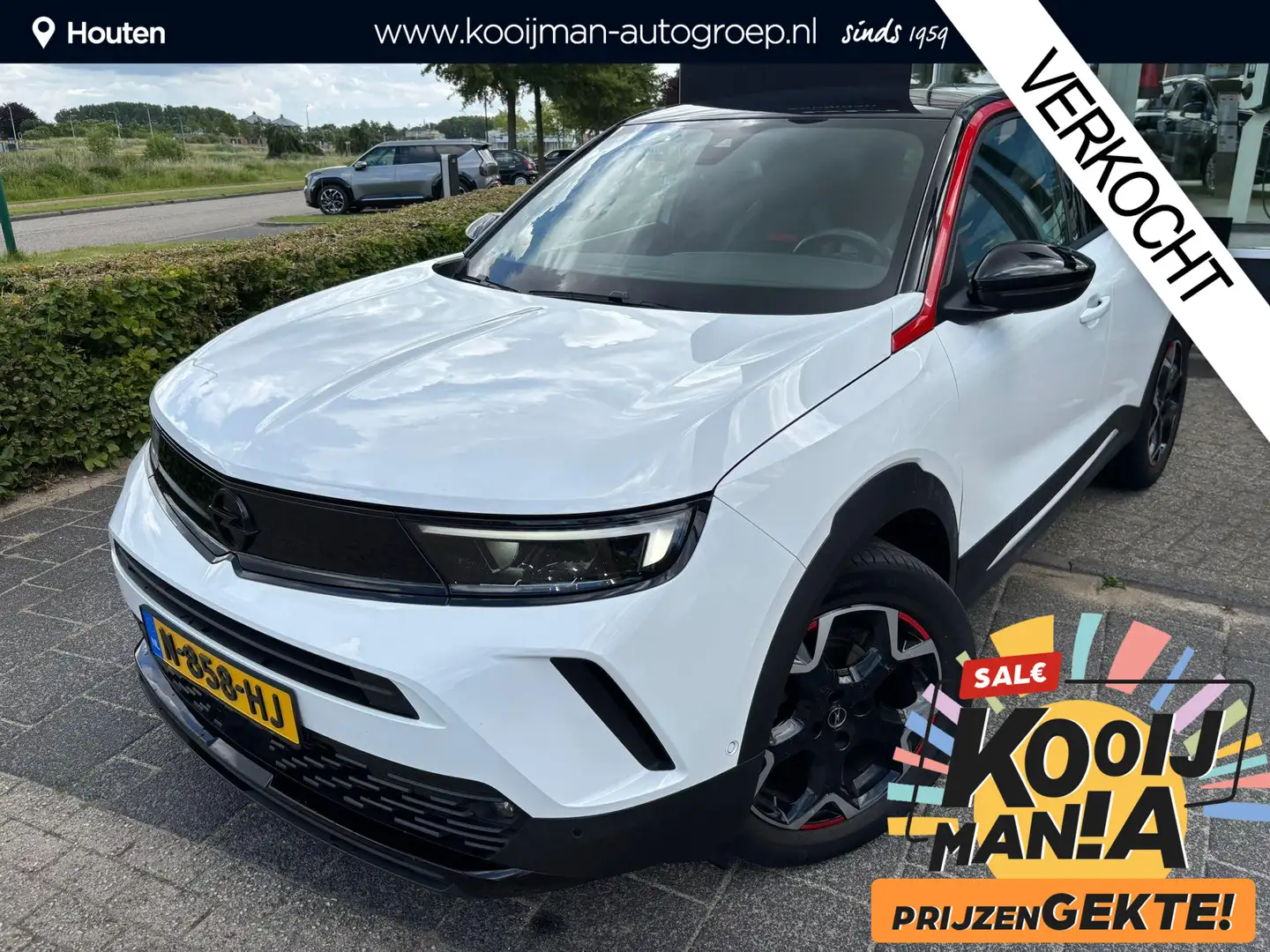Opel Mokka 1.2 Turbo GS Line | Dealeronderhouden | Super Netj Wit - 1