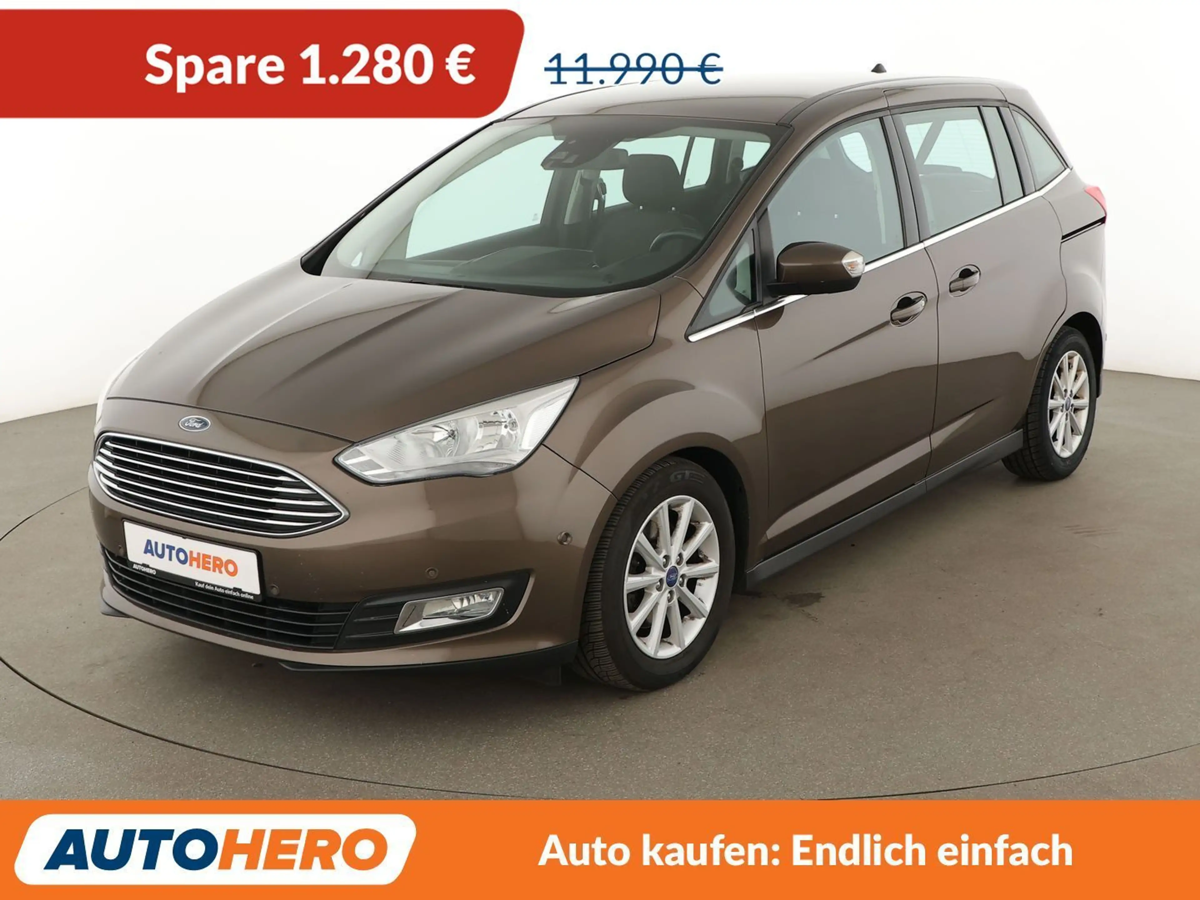 Ford Grand C-Max 1.5 EcoBoost Titanium *TEMPO*PDC*SHZ*AHK*KLIMA*