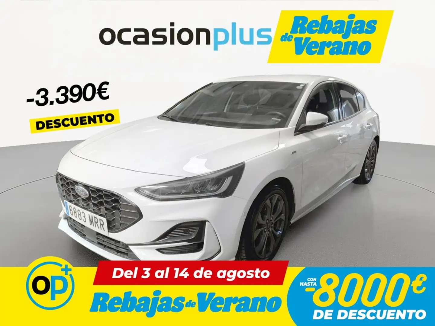 Ford Focus 1.0 Ecoboost MHEV ST-Line 155 Aut. Blanco - 1