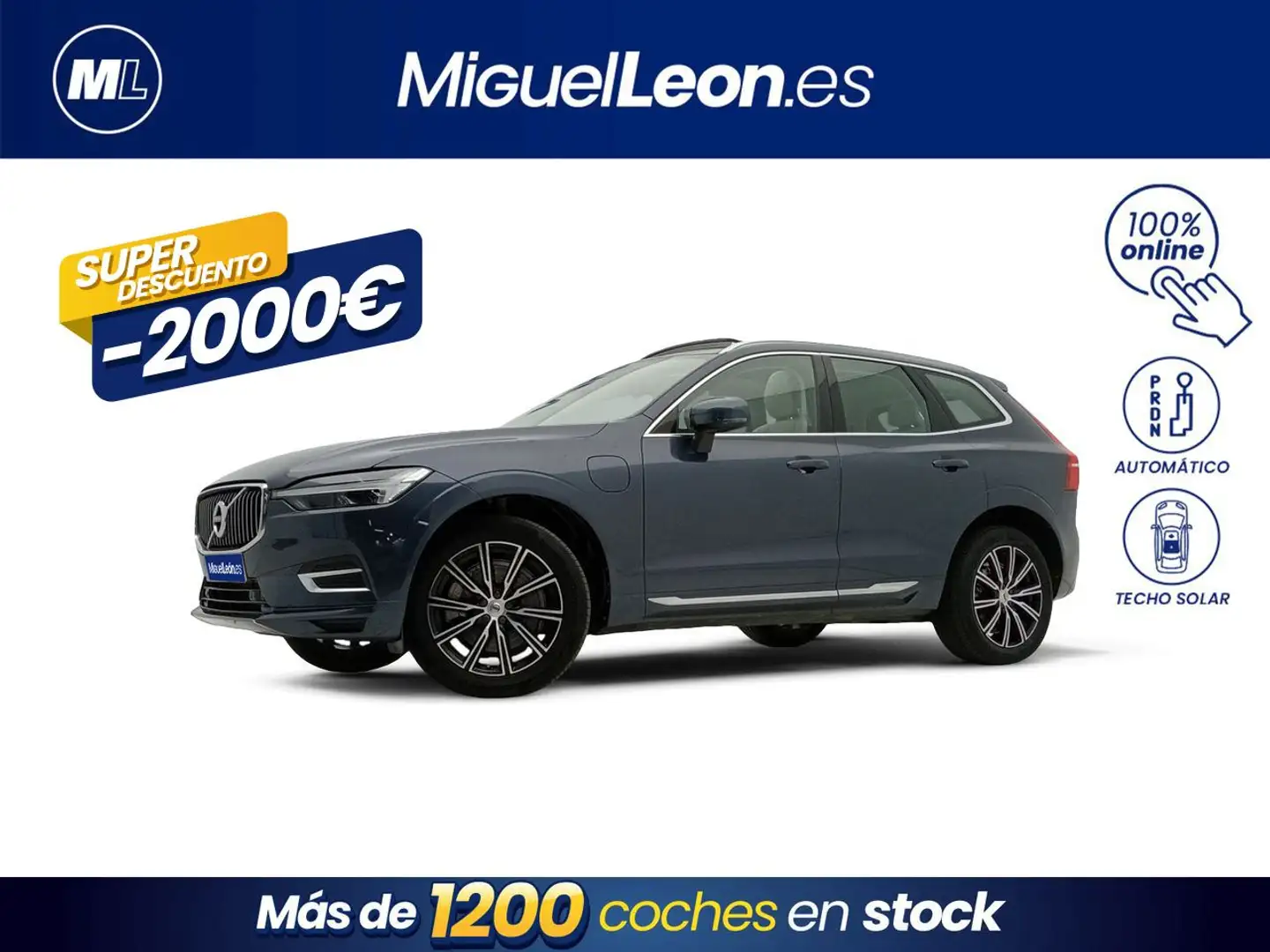 Volvo XC60 2.0 T6 AWD Recharge Inscription Auto Azul - 1