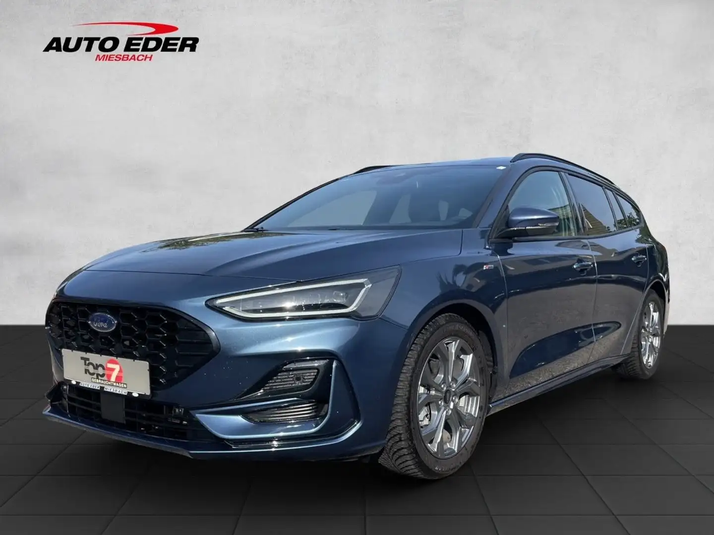 Ford Focus ST-Line Bluetooth Navi LED Klima el. Fenster Blauw - 2