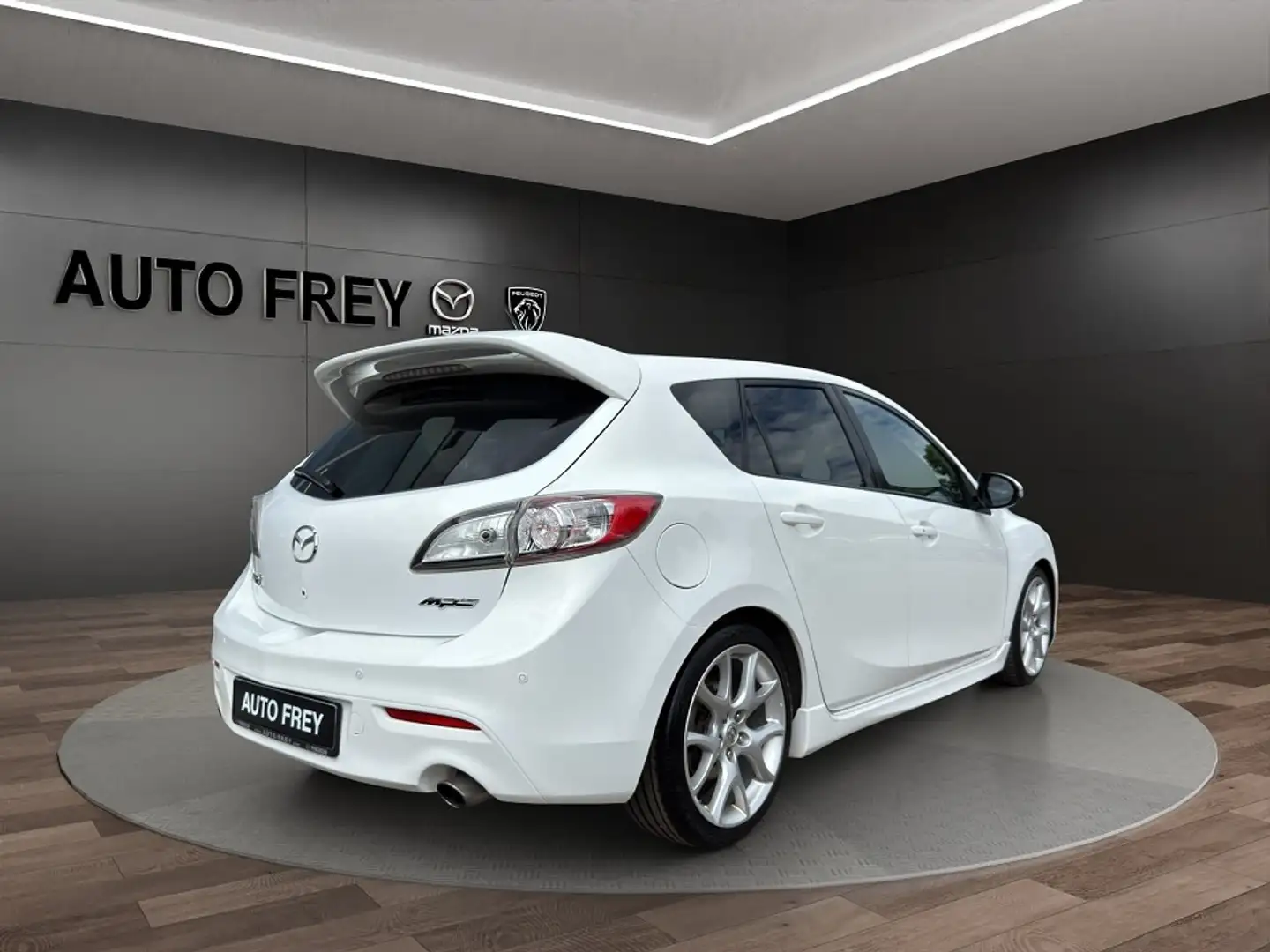Mazda 3 MPS 260PS BI-XENON+NAVI+KLIMA+PLU-P+EPH+CRUISEMATI Blanc - 2