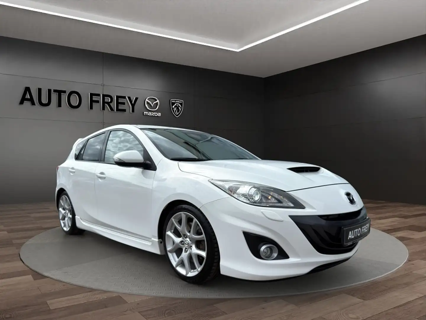 Mazda 3 MPS 260PS BI-XENON+NAVI+KLIMA+PLU-P+EPH+CRUISEMATI Blanc - 1