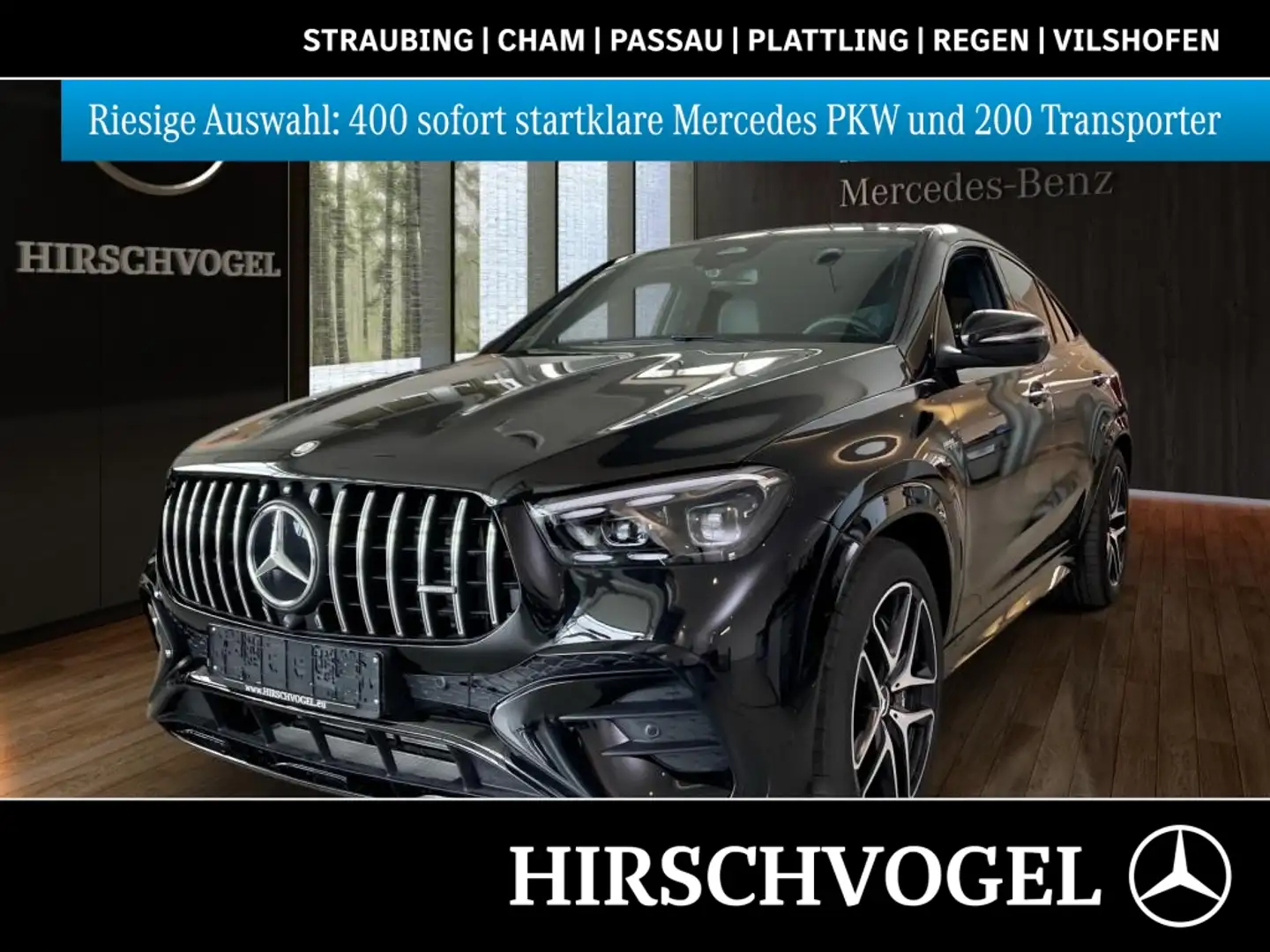 Mercedes-Benz GLE 53 AMG 4M+ Night+Pano+AHK+DISTRO+HUP+KEYLESS Schwarz - 1