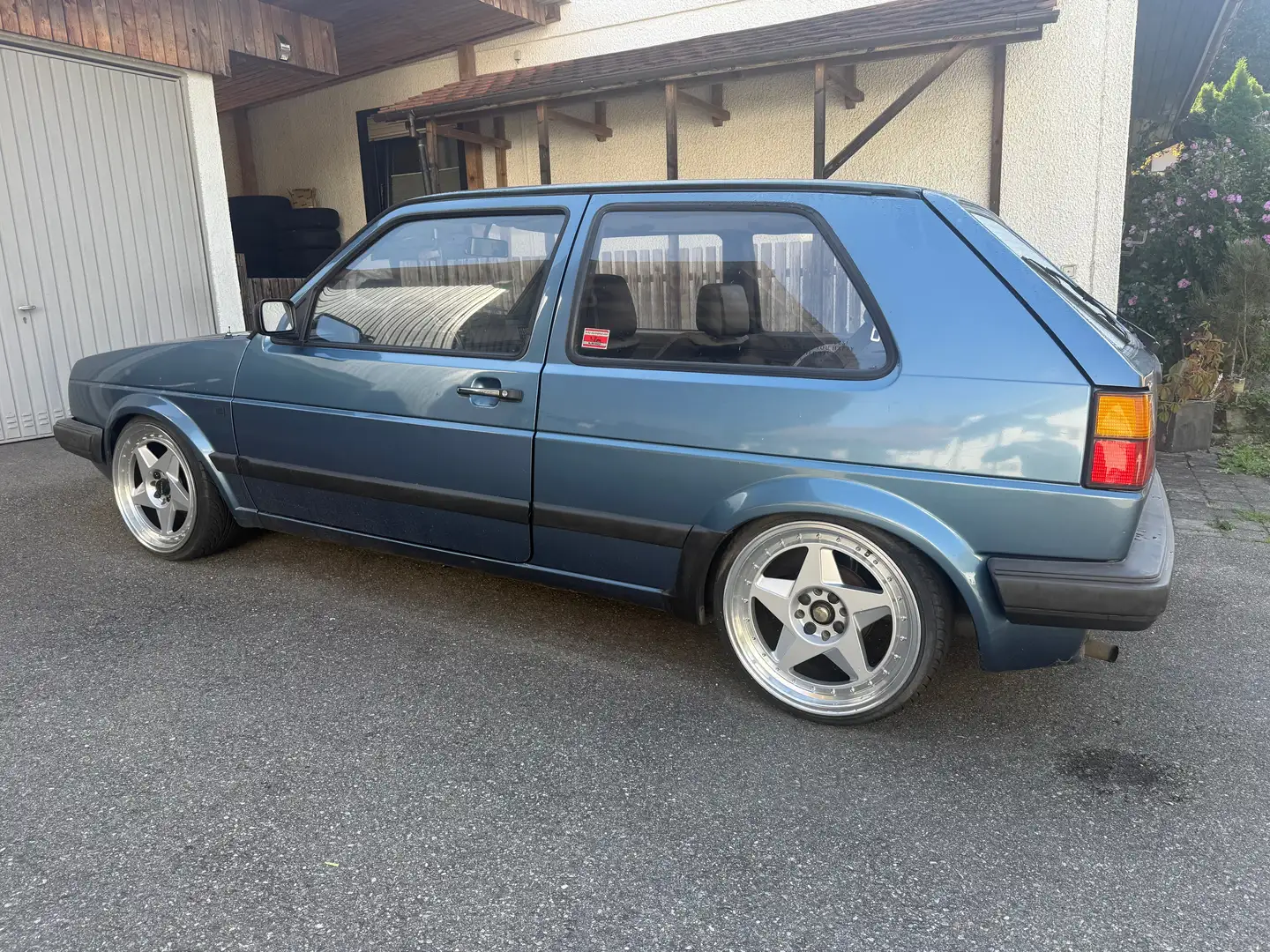 Volkswagen Golf Golf II Alufelgen Sportfahrwerk Radio CD 8fach be. Kék - 1