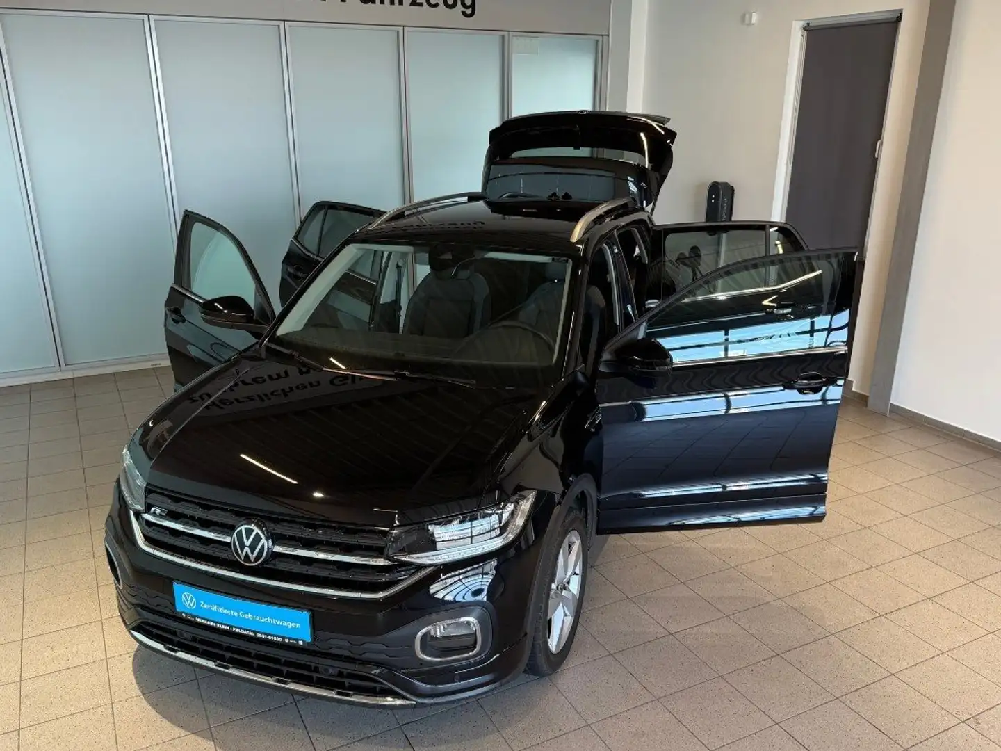 Volkswagen T-Cross 1.5 TSI R-Line DSG ACC, LED, Navi Schwarz - 2