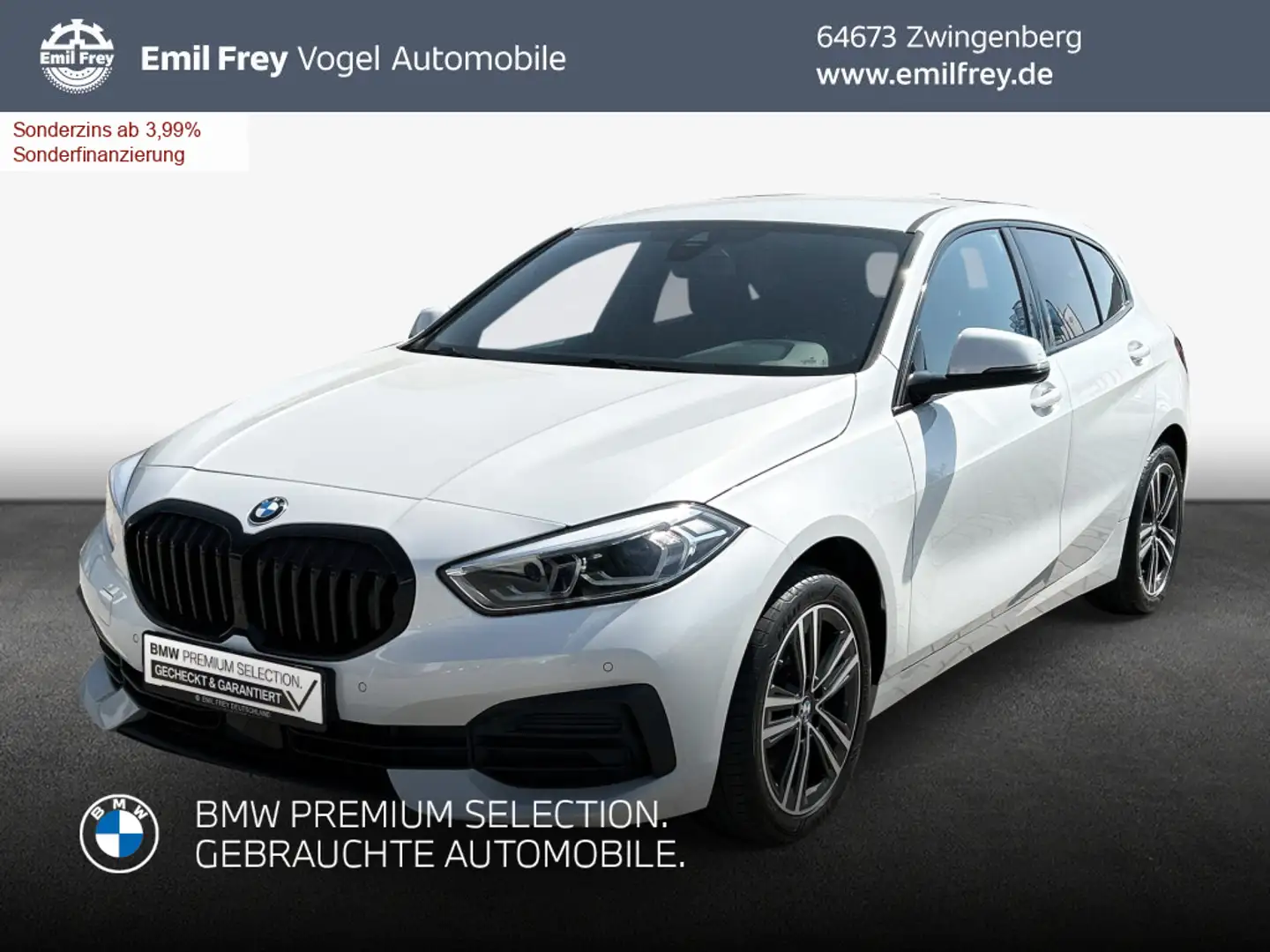 BMW 118 i Advantage Weiß - 1