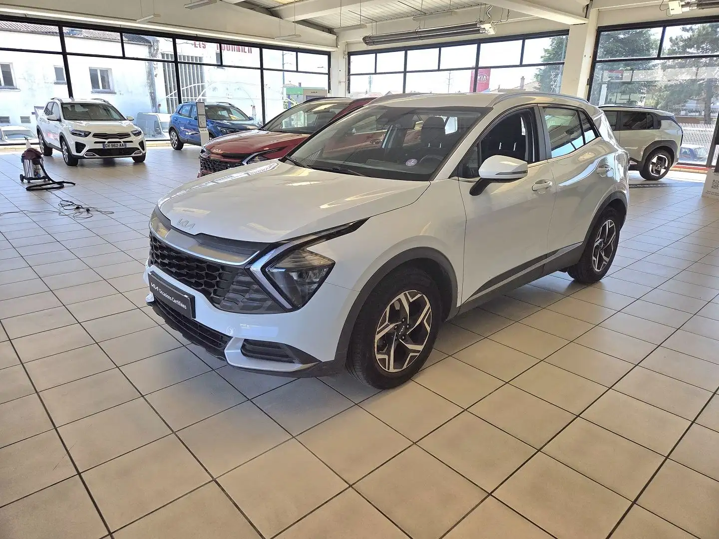 Kia Sportage 1.6 T-GDI 150CH MHEV MOTION 4X2 Blanc - 1
