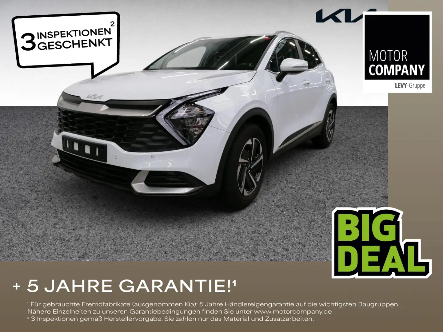 Kia Sportage 1.6 T-GDI Vision +Navi+R.Kamera+Allwett White - 1