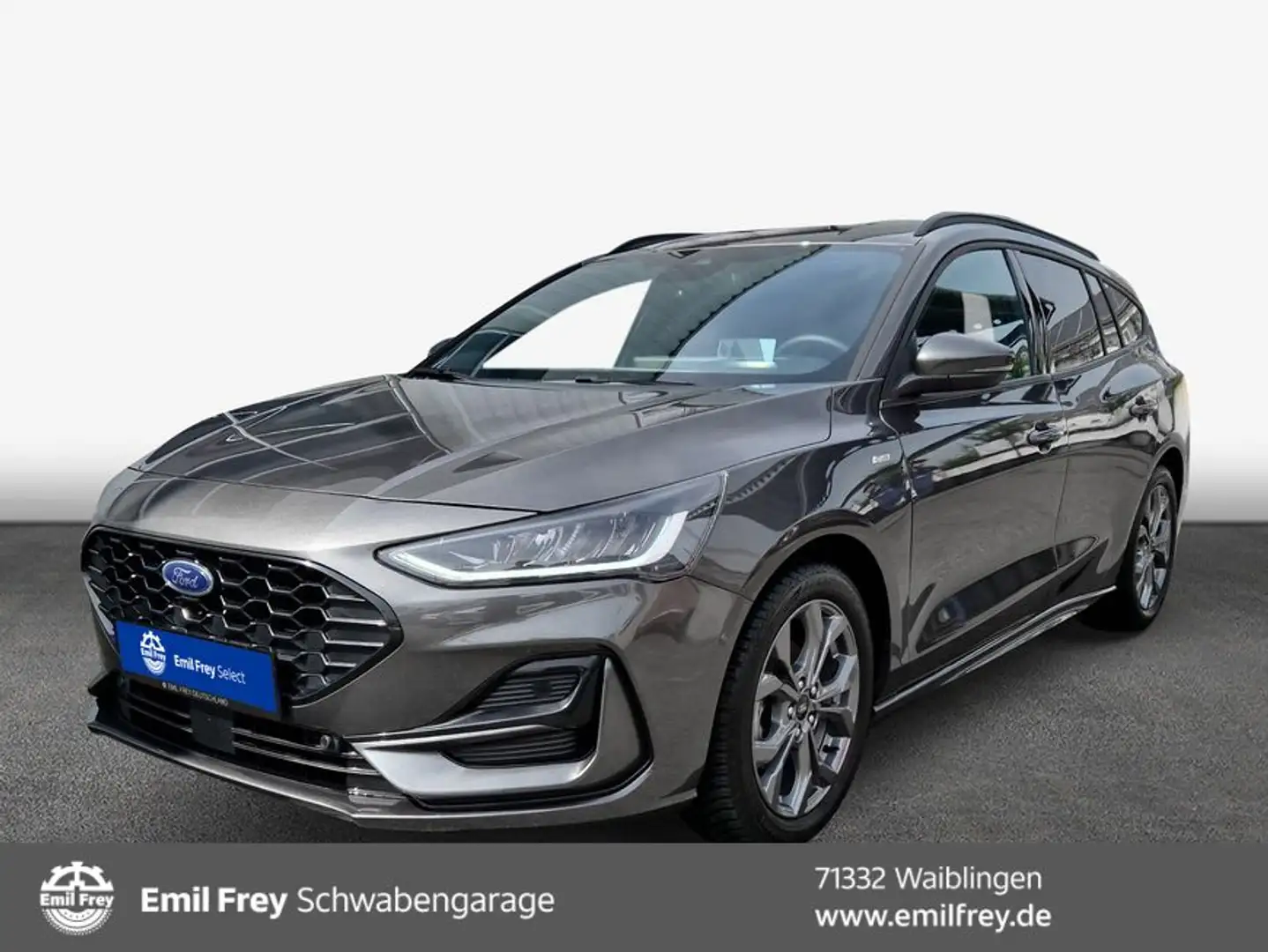 Ford Focus Turnier 1.0 EcoBoost ST-LINE X *AHK/HuD* Grijs - 1