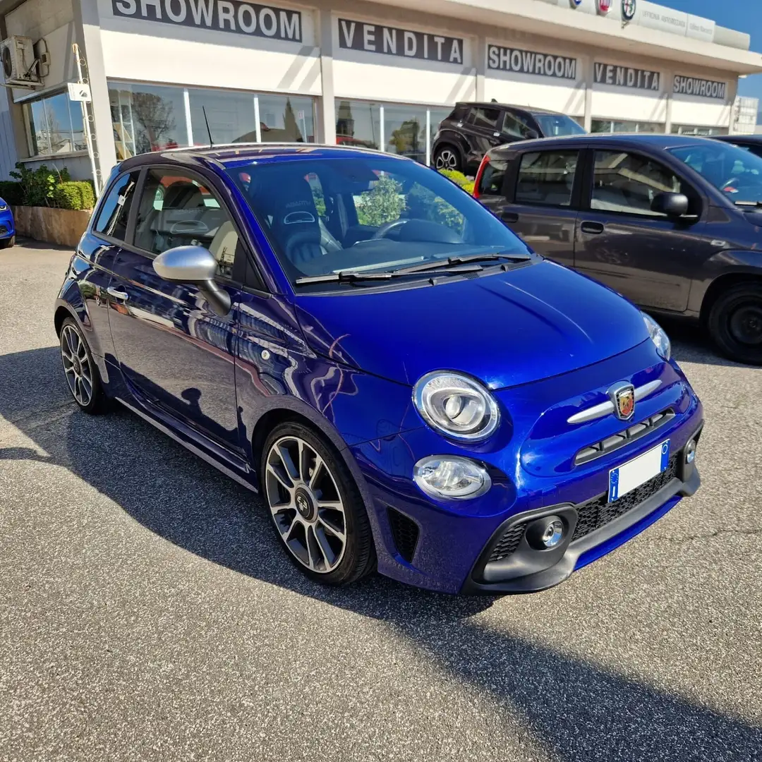 Abarth 595 1.4 Turbo T-Jet 165 CV Turismo Modrá - 1