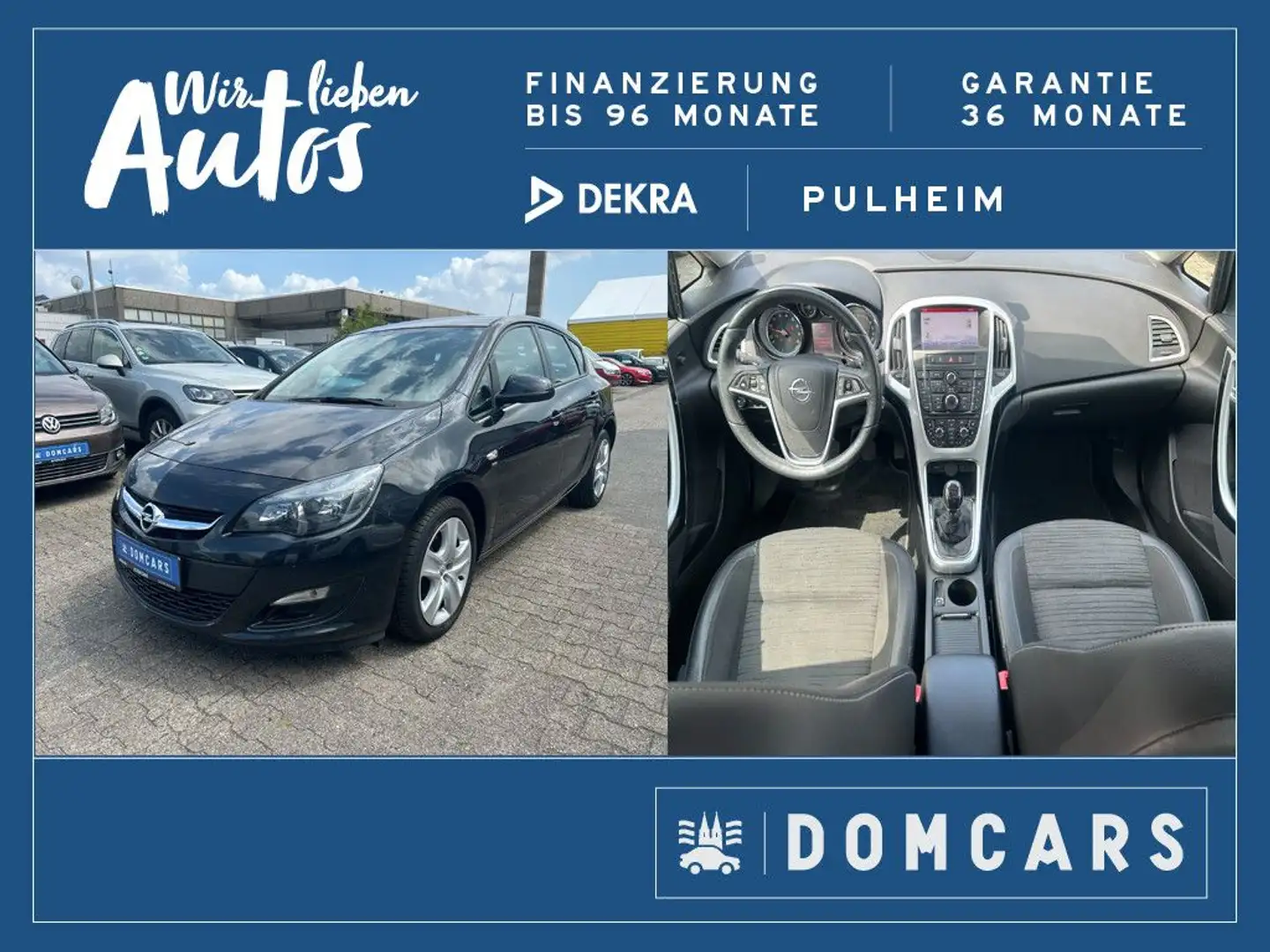 Opel Astra J Lim. 5-trg. Energy/KLIMA/PDC/SITZHEIZUNG Negro - 1