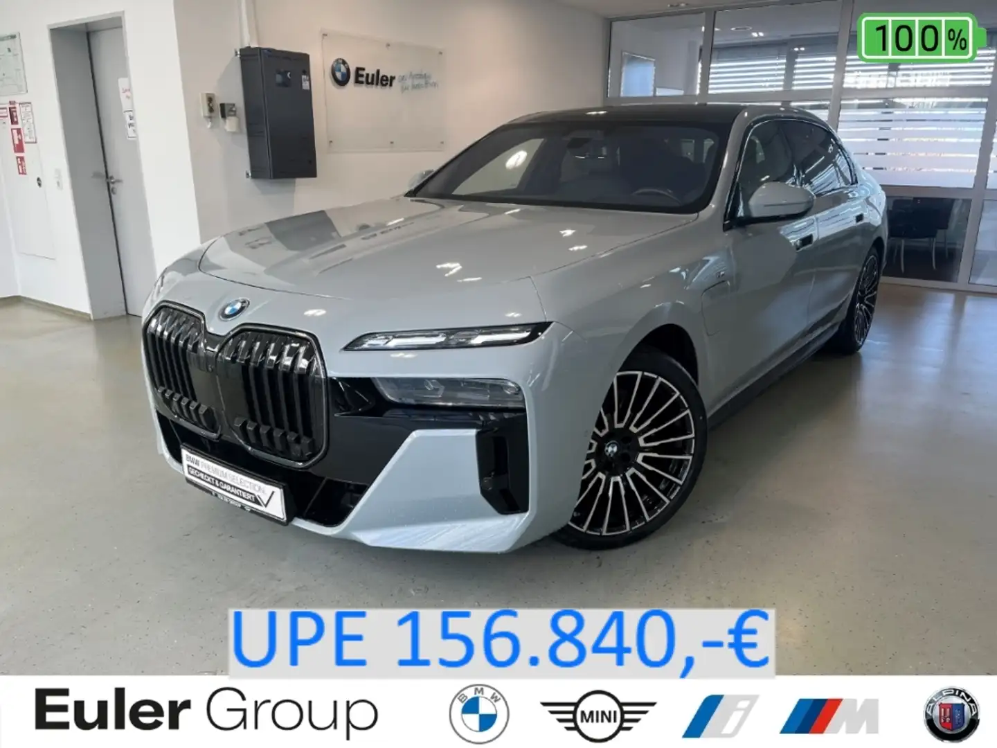 BMW 750 e xDrive M Sport Pro 21'' PanoSky Aktivlenk. Conno Grau - 1