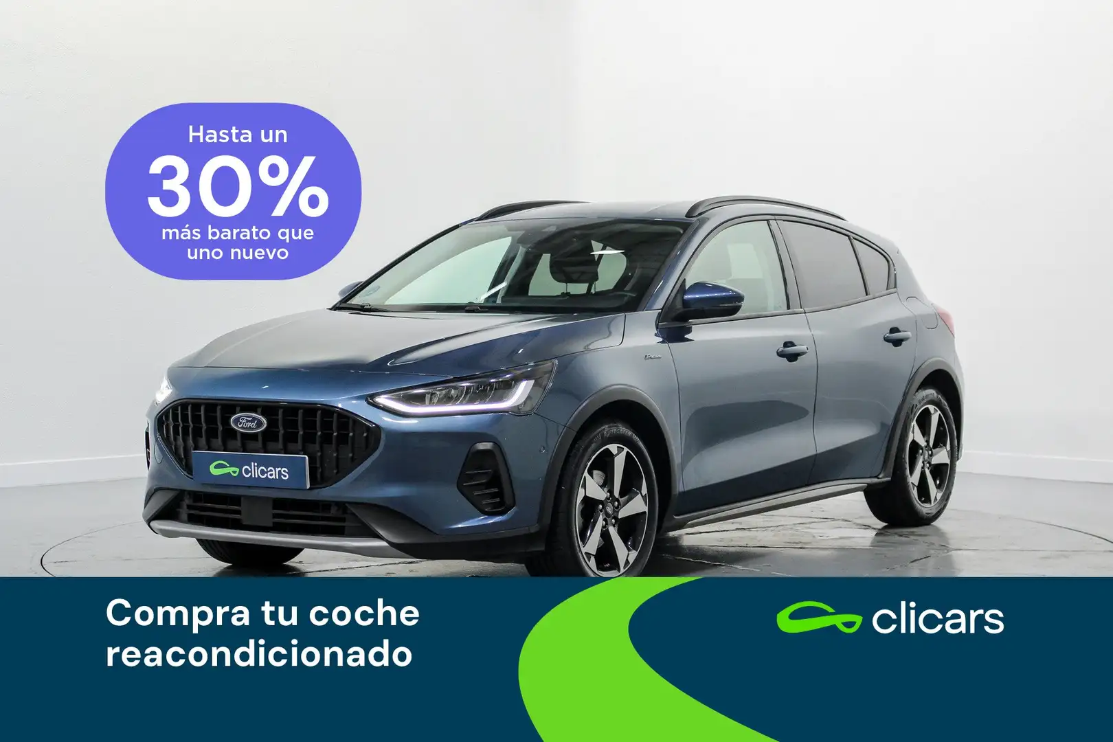 Ford Focus 1.0 Ecoboost MHEV Active X 155 Azul - 1