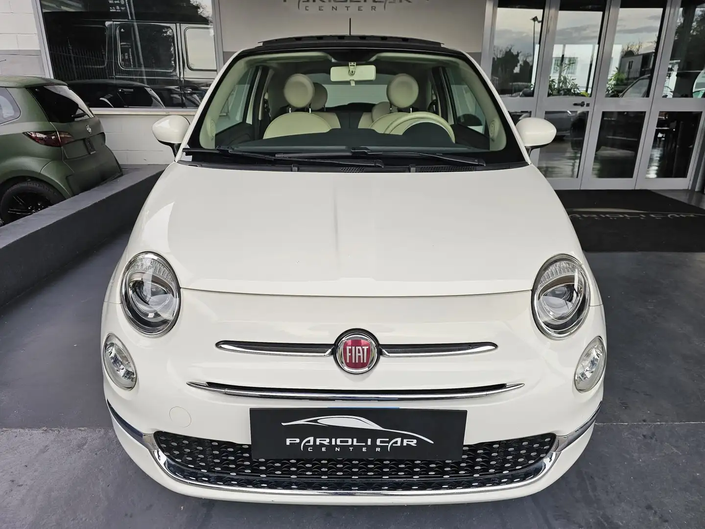 Fiat 500 1.2 Lounge 69cv dualogic Tetto apribile Weiß - 2