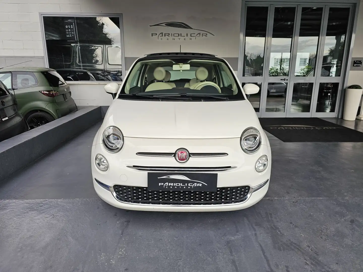 Fiat 500 1.2 Lounge 69cv dualogic Tetto apribile Weiß - 1