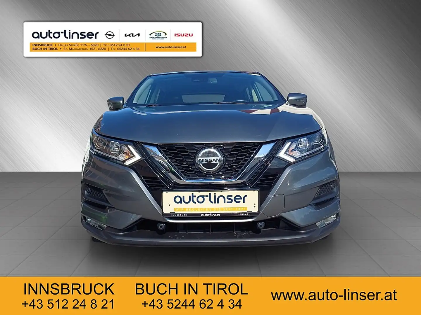 Nissan Qashqai 1,3 DIG-T Acenta Aut. Grau - 2