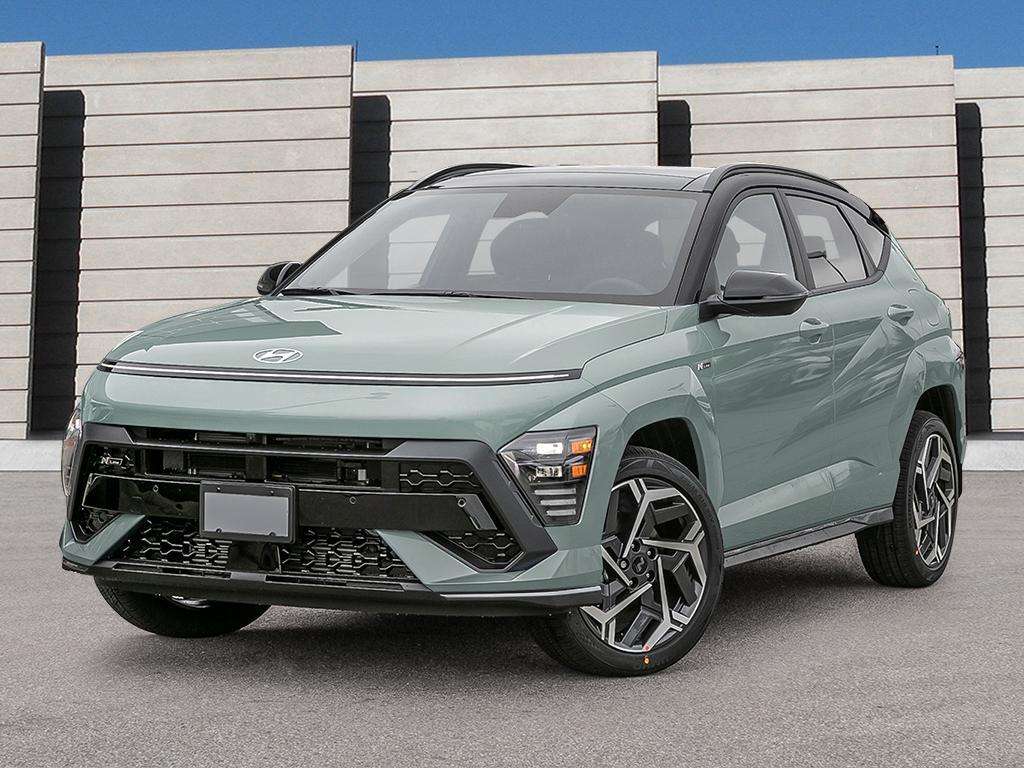 Mirage Green w/Abyss Black Roo 2026 Hyundai Kona SUV / Crossover  Automatic