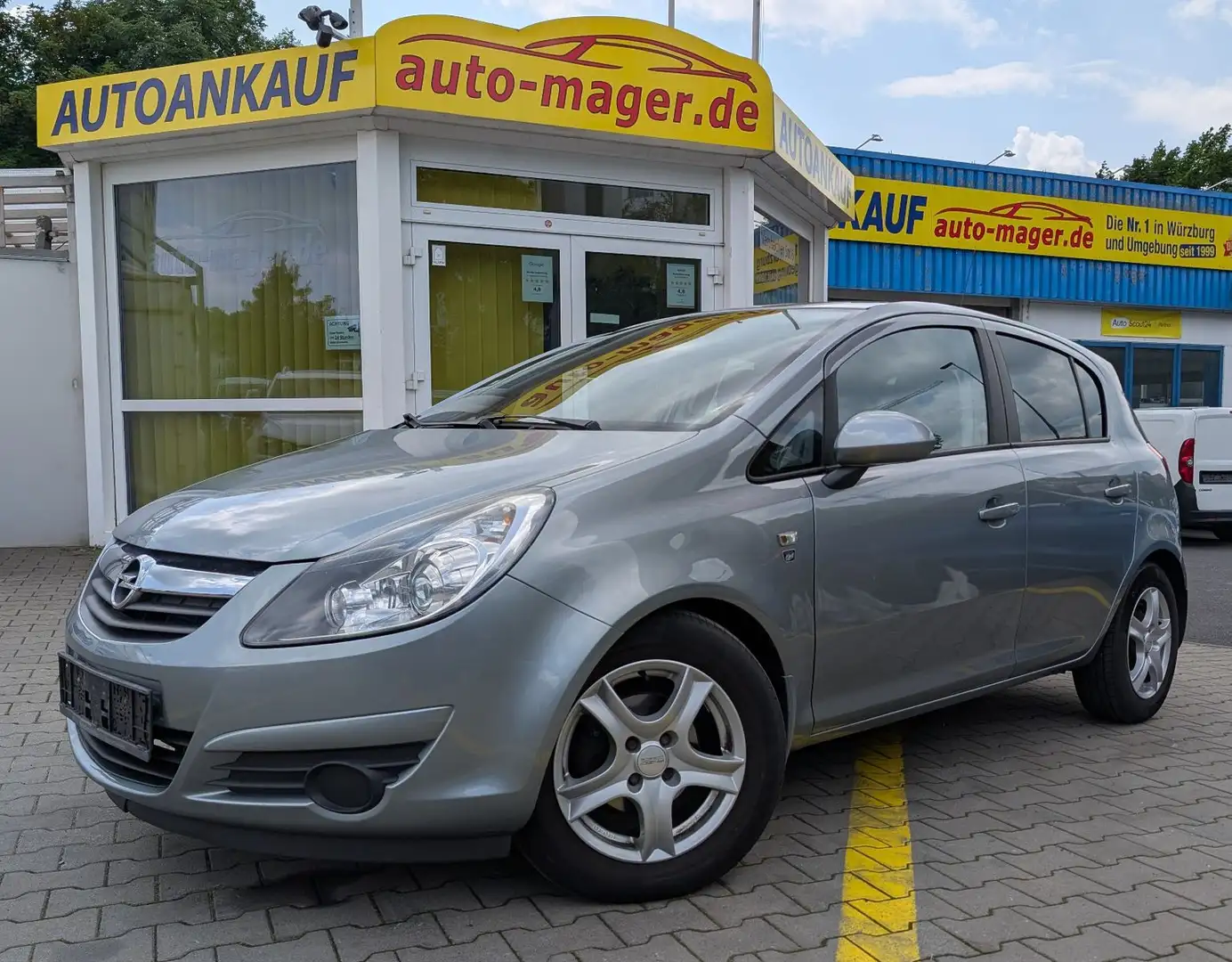 Opel Corsa D*5Trg*2Hd*Temp*AHK*Shz*Pdc*TüvNeu*Garanti Silber - 1
