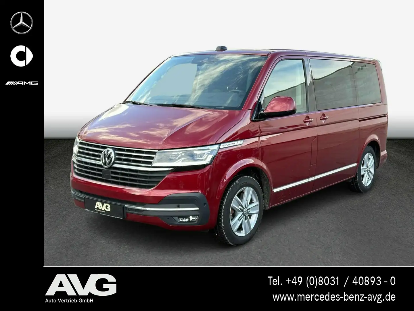 Volkswagen T6.1 Multivan T6.1 Multivan Highline 2.0 TDI Navi RFK AHK LED Rot - 1