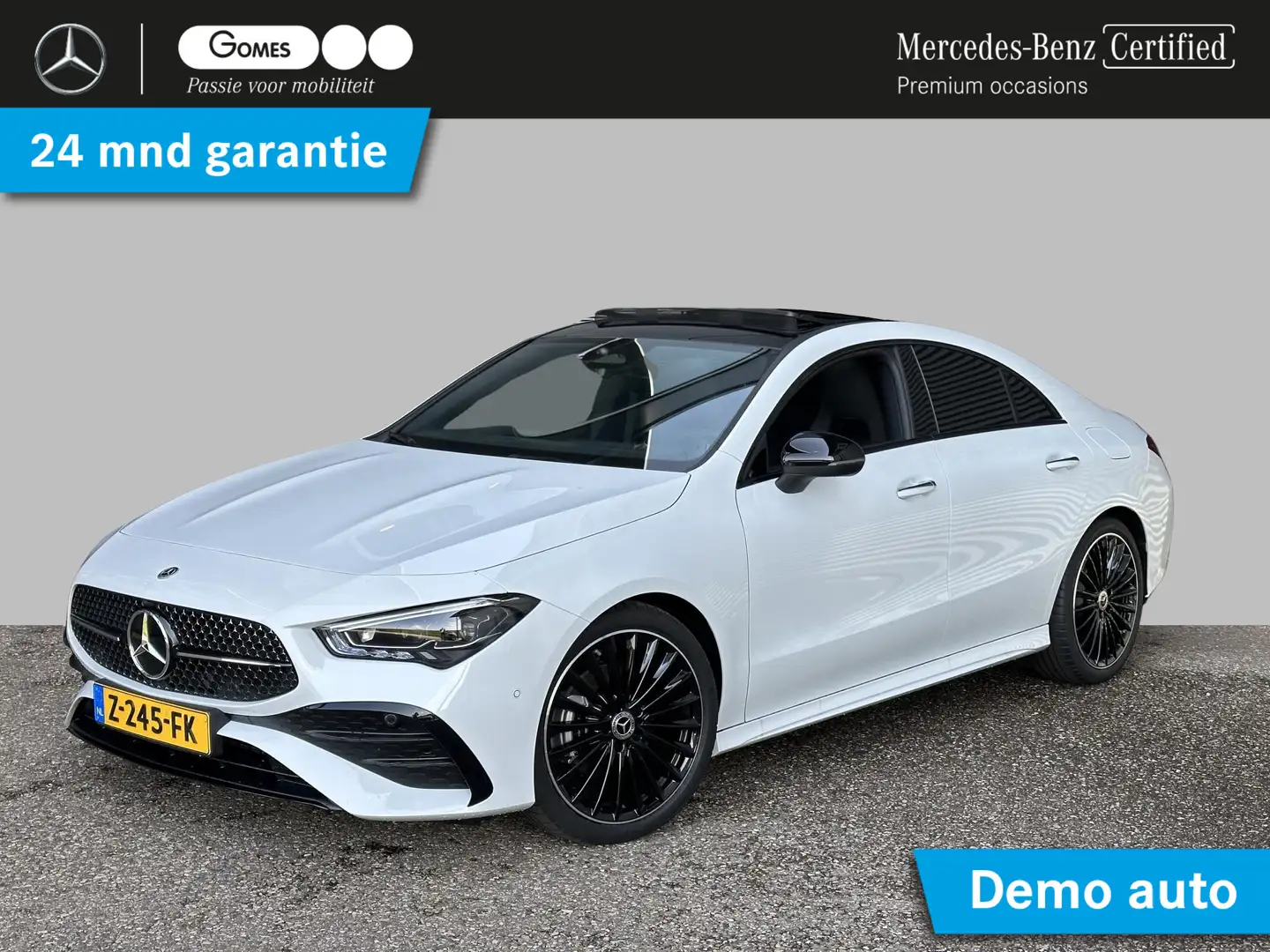Mercedes-Benz CLA 180 AMG Line | Premium | Nightpakket | Panoramadak | A Fehér - 1