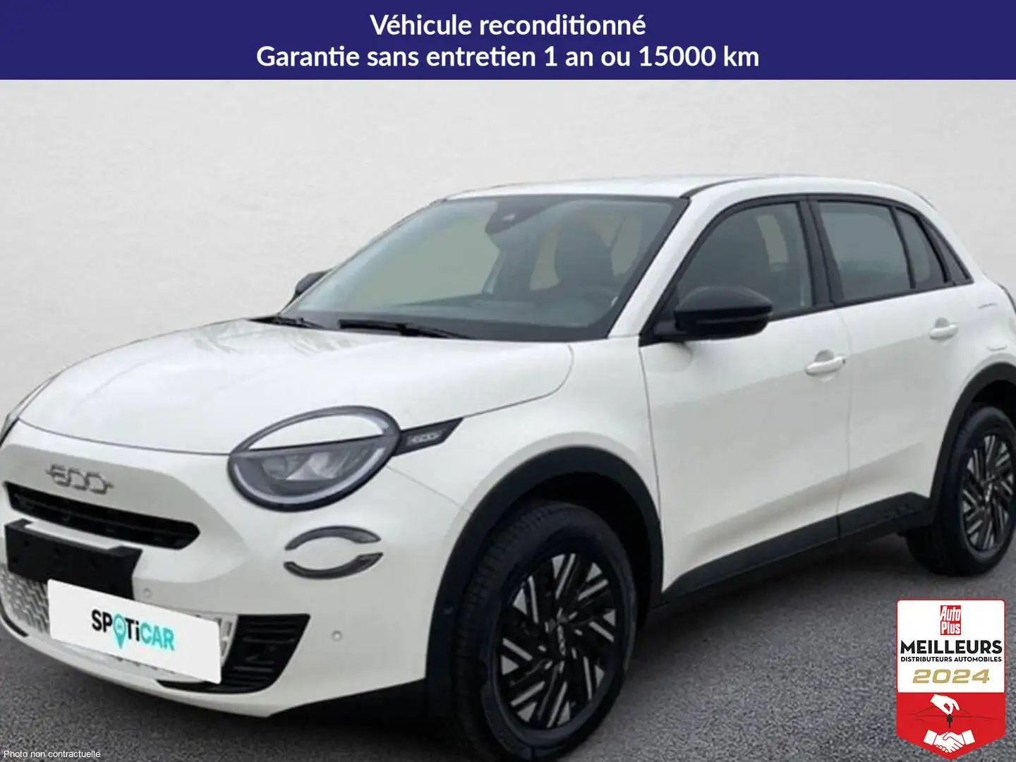 Fiat 600 600 1.2 hybrid 100 ch dct6 Blanc - 1